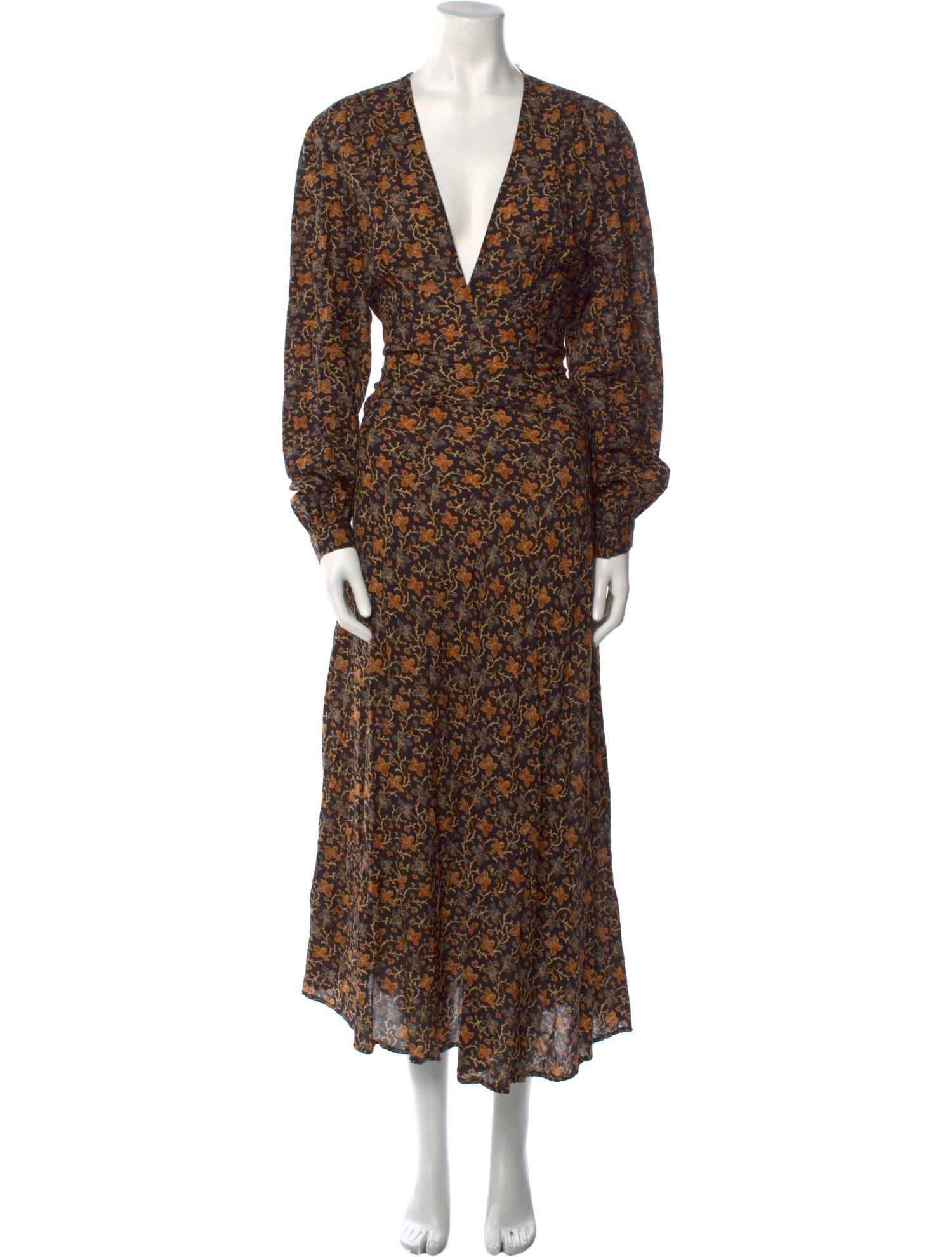 DÔEN Floral Print Long Dress