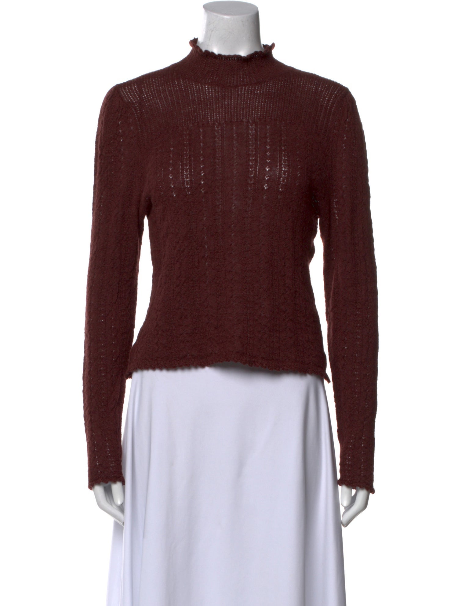 DÔEN Alpaca Mock Neck Sweater