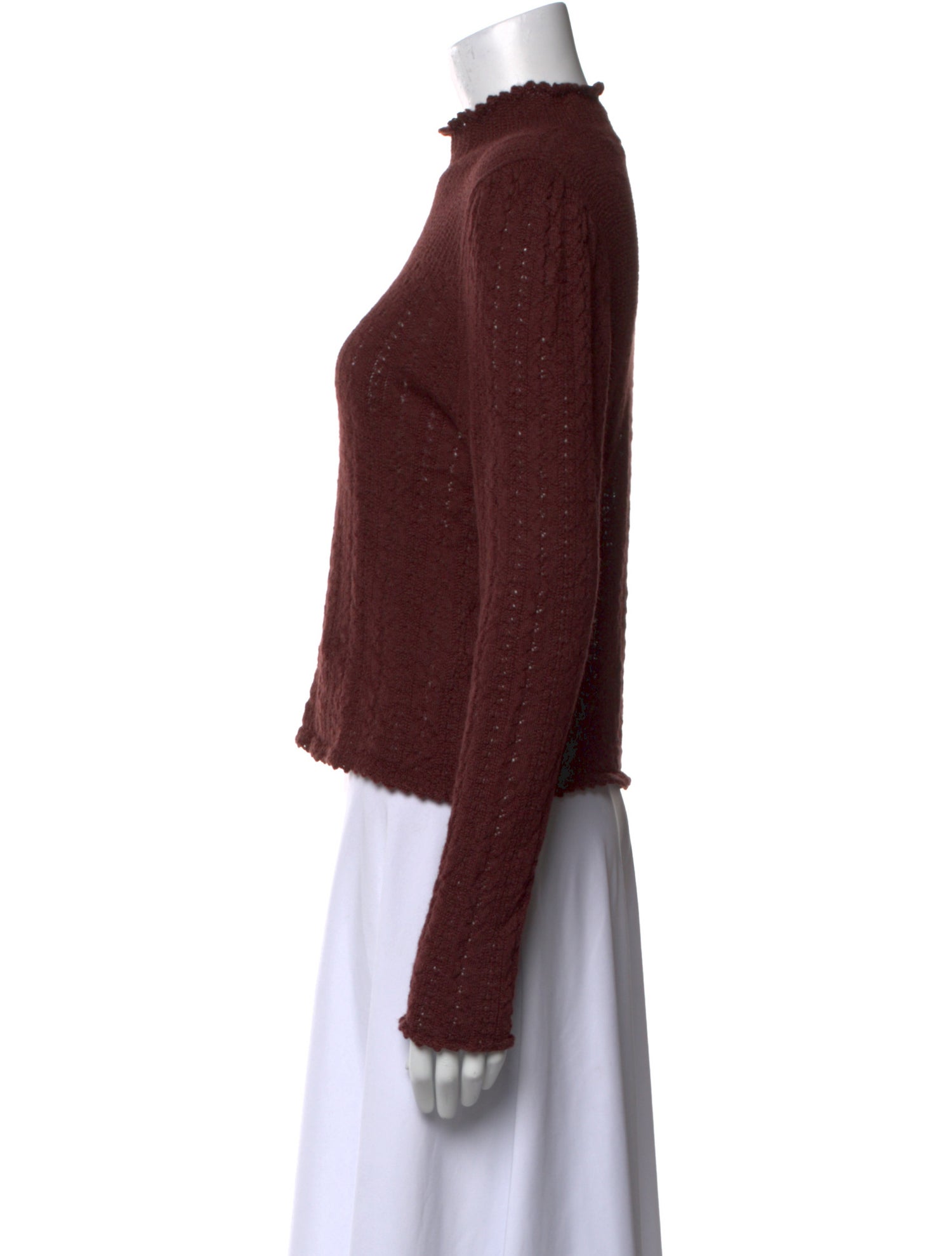 DÔEN Alpaca Mock Neck Sweater