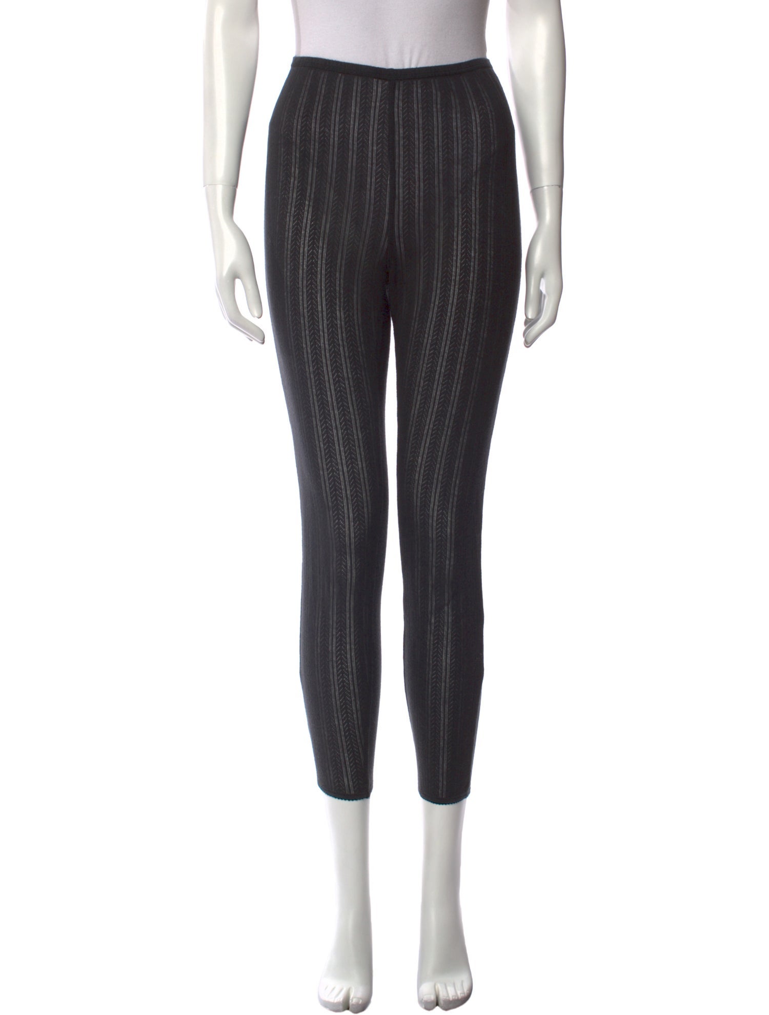 DÔEN Striped Skinny Leg Pants