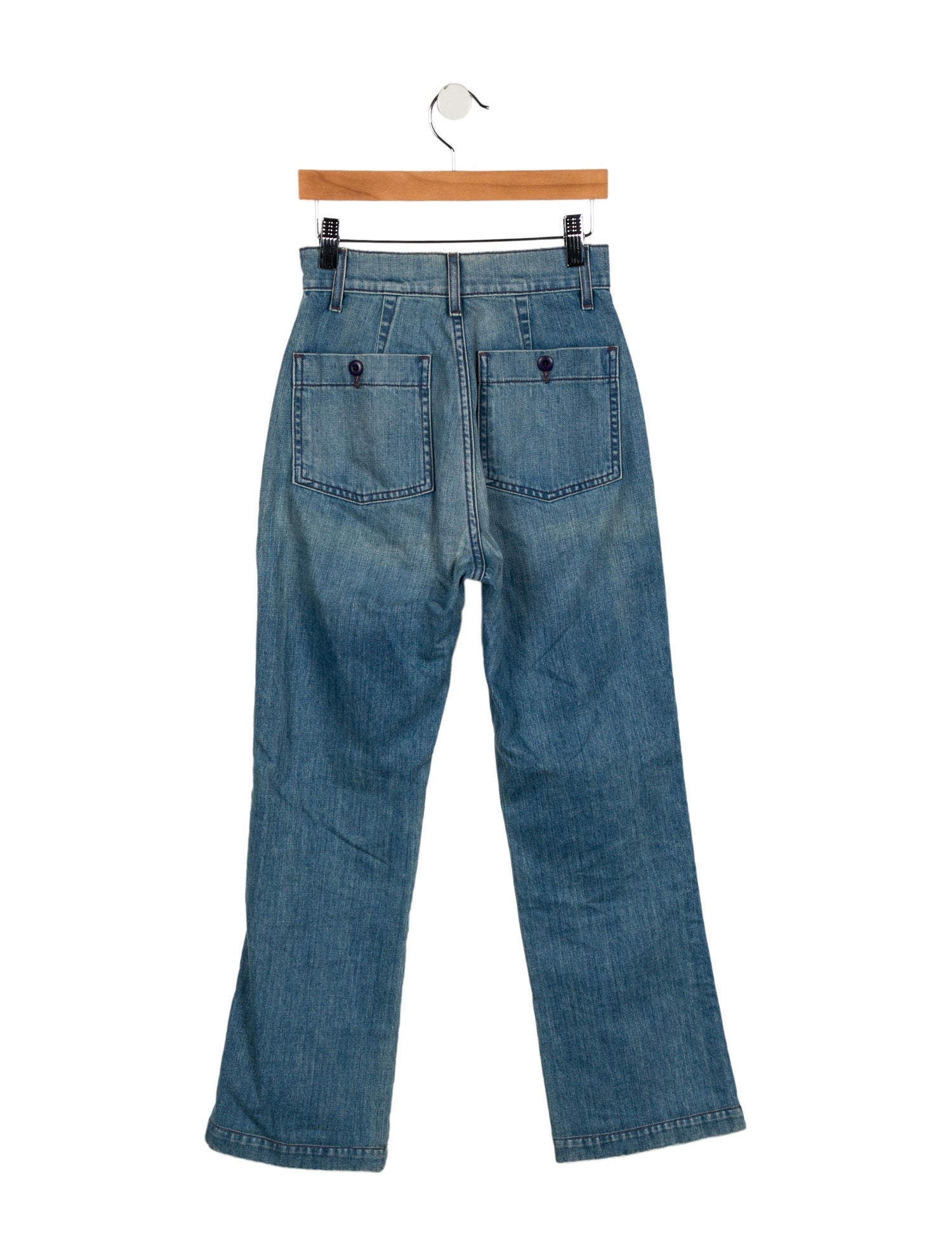 DÔEN High-Rise Straight Leg Jeans