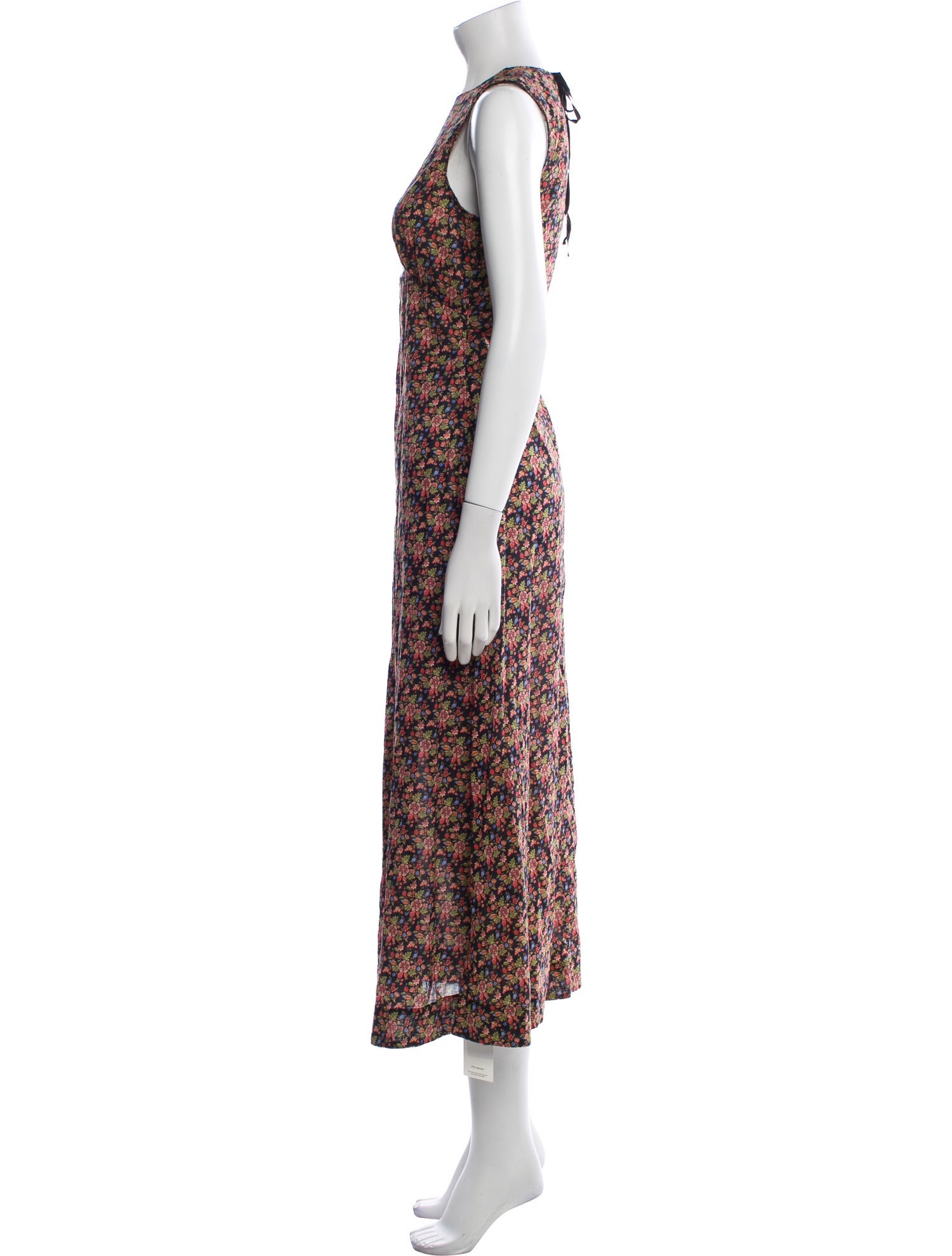 DÔEN Floral Print Long Dress