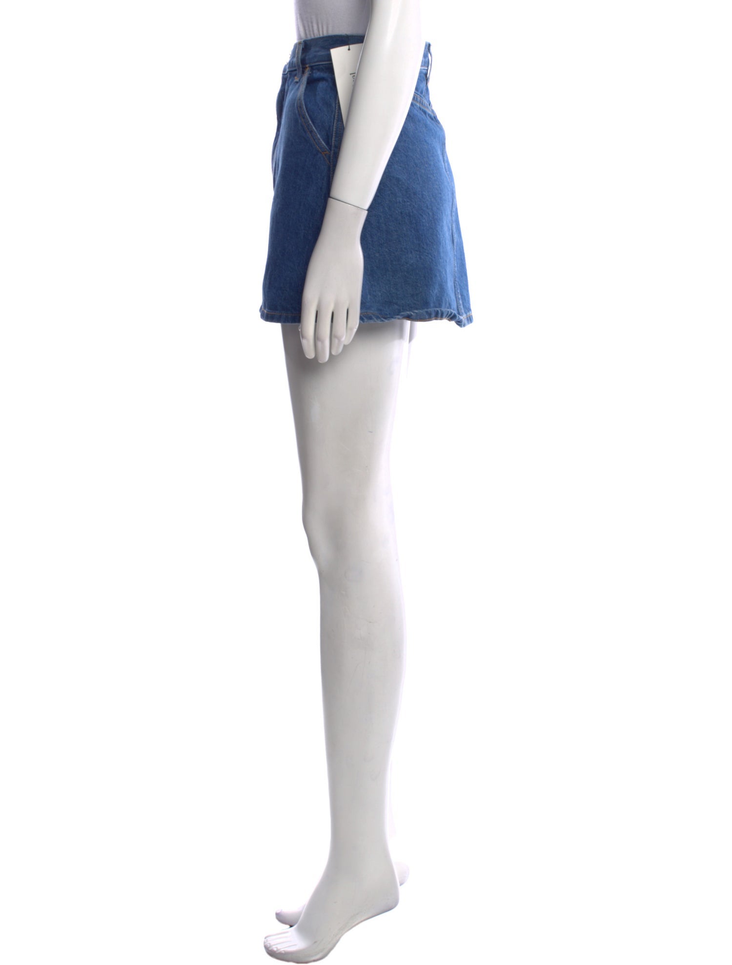 DÔEN Distressed Accents Mini Skirt