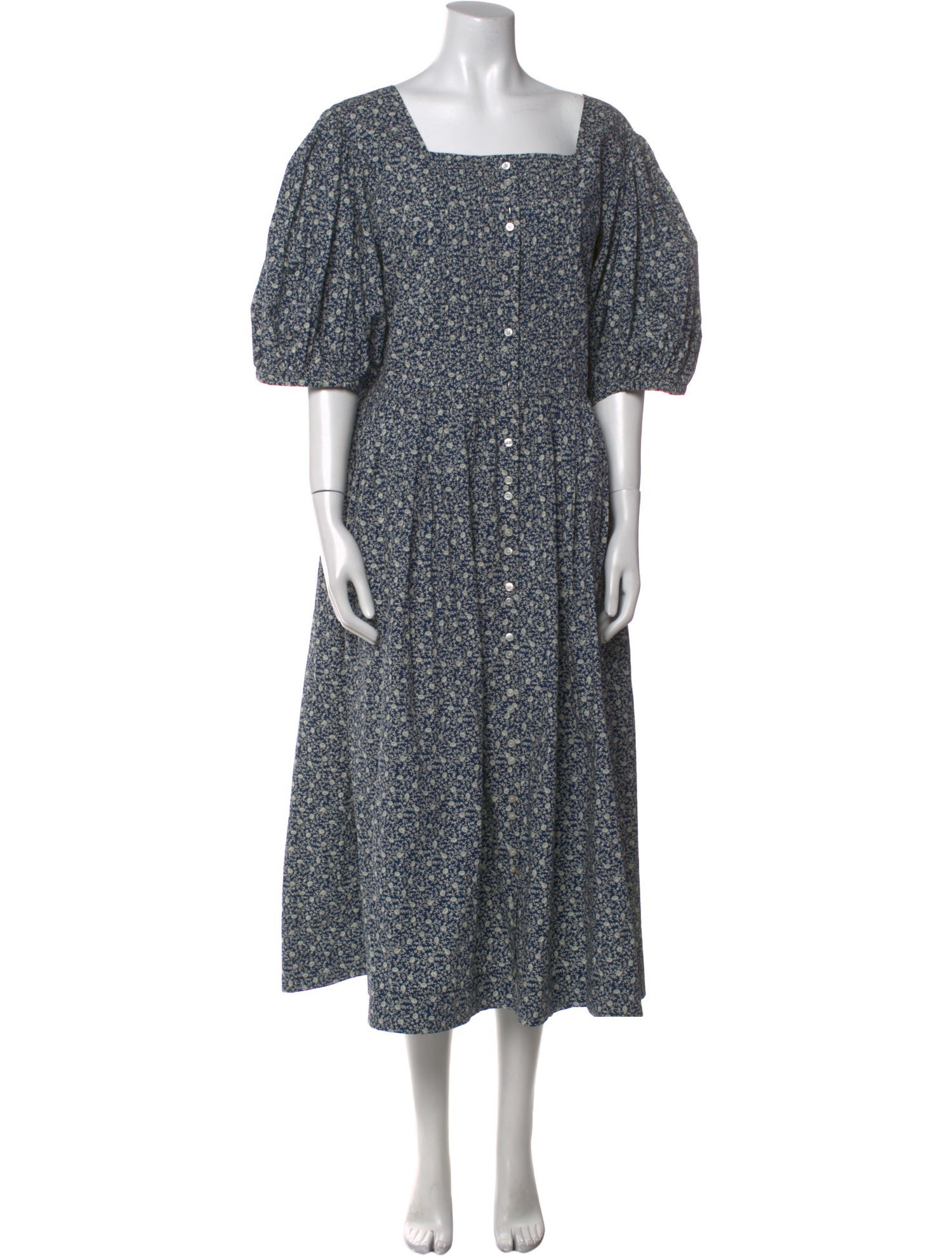 DÔEN Floral Print Long Dress