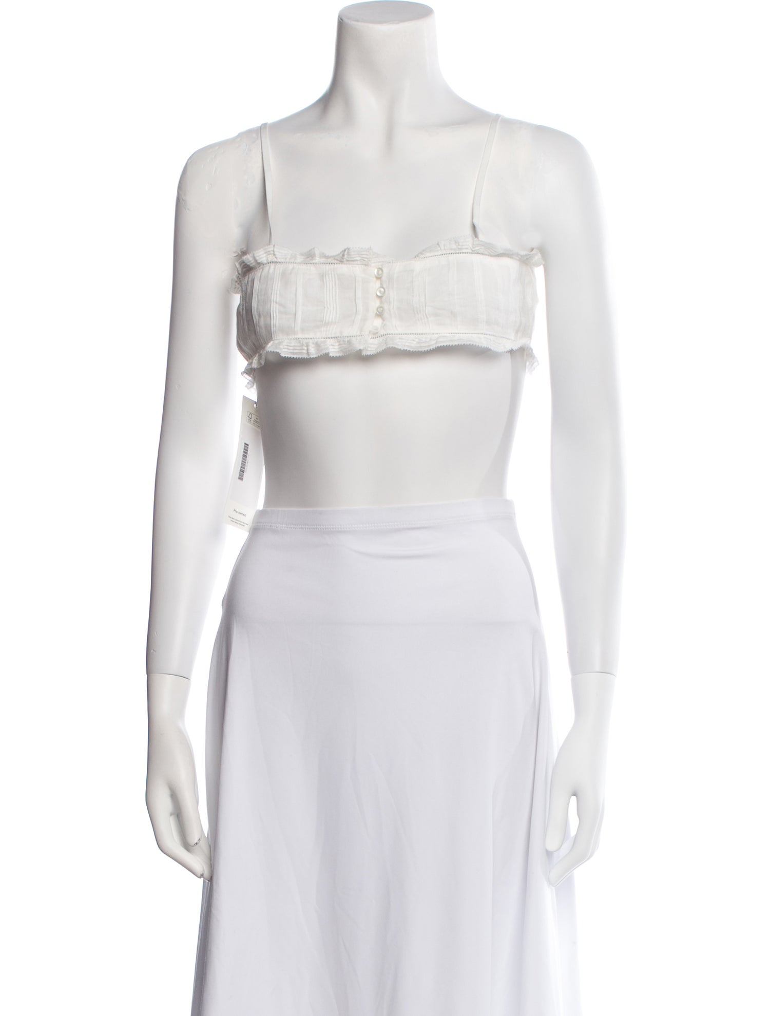 DÔEN Square Neckline Sleeveless Crop Top