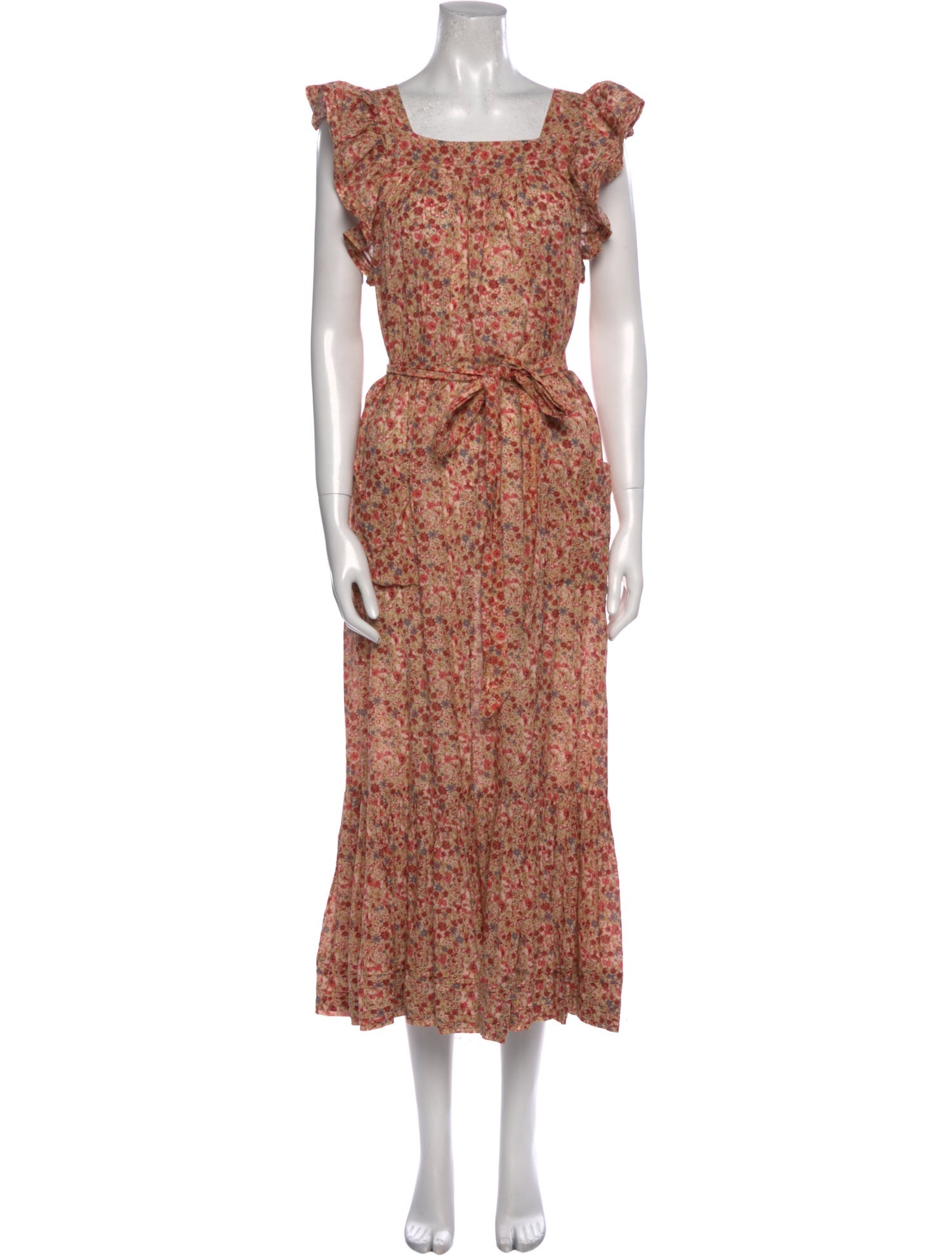 DÔEN Floral Print Long Dress