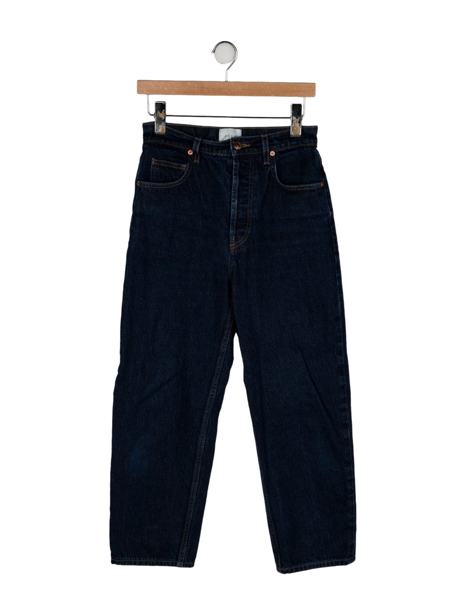 DÔEN High-Rise Straight Leg Jeans
