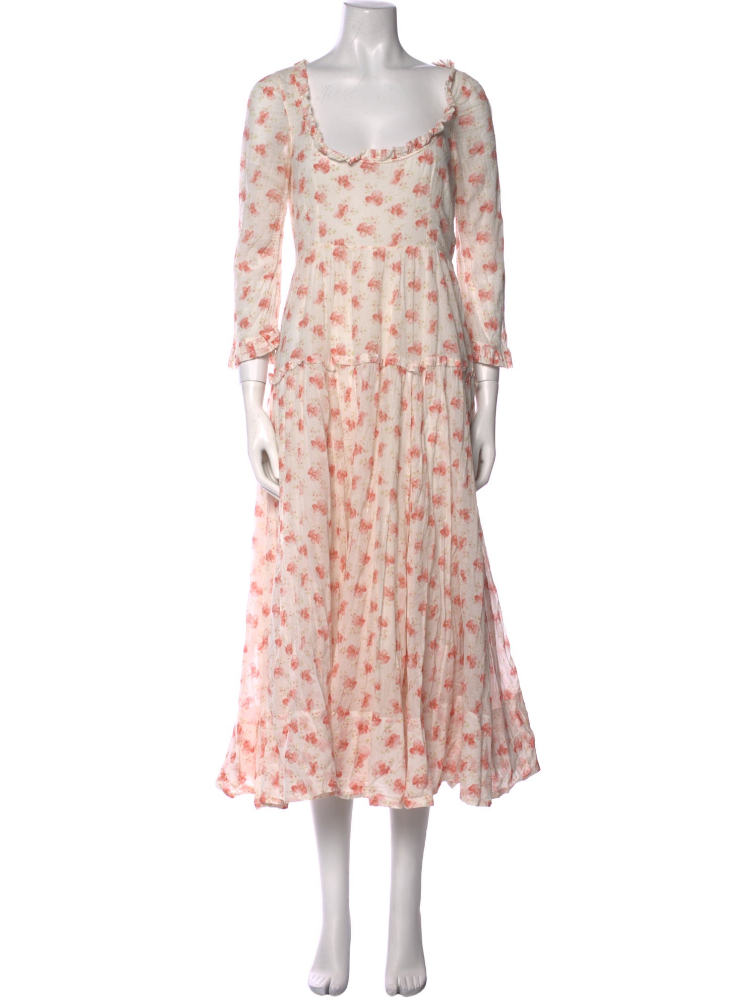 DÔEN Floral Print Long Dress