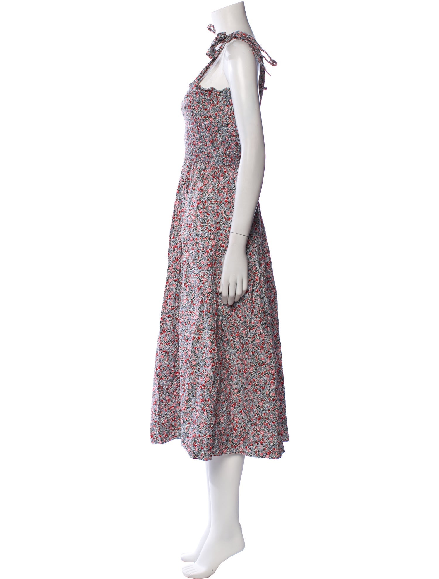 DÔEN Floral Print Long Dress