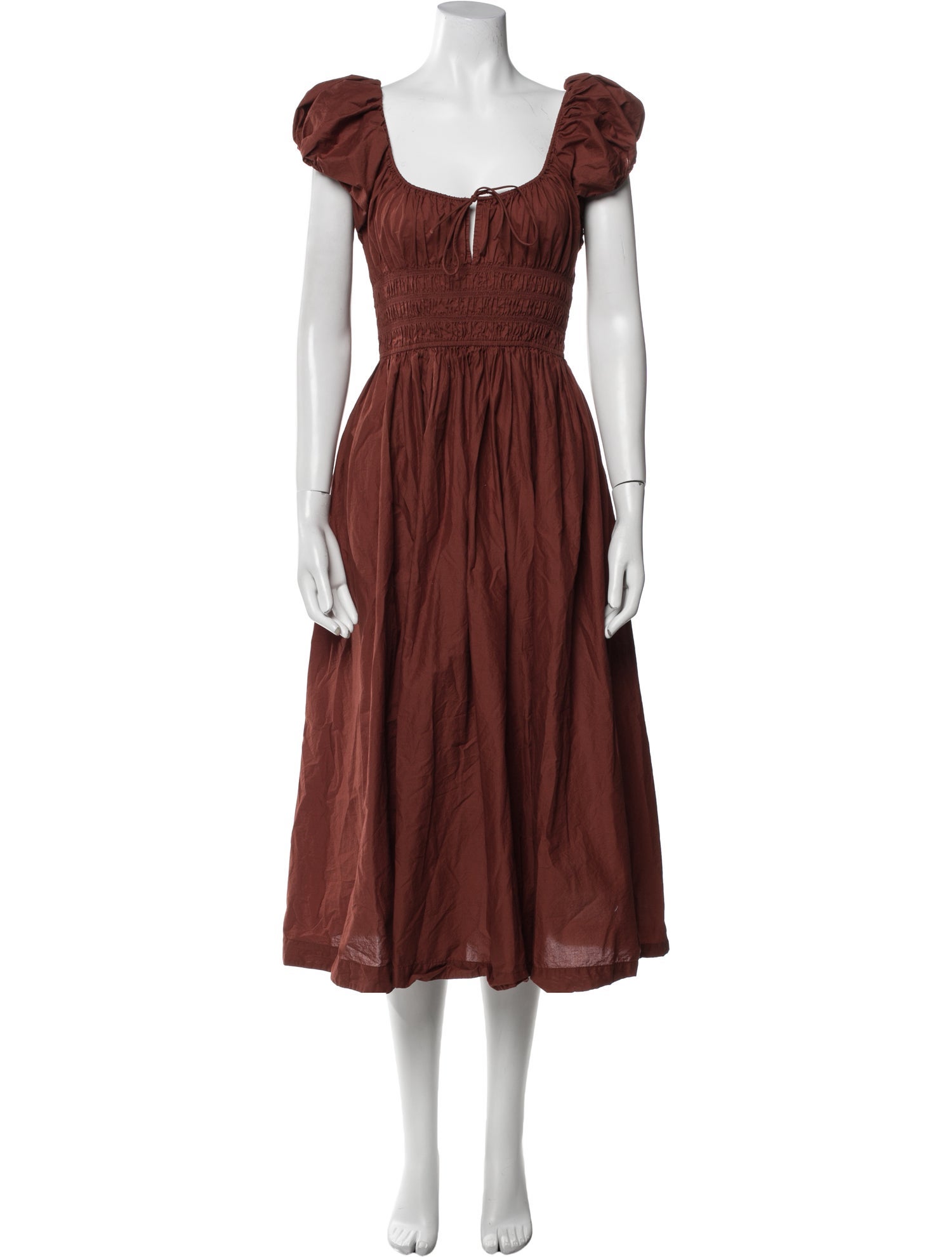 DÔEN Square Neckline Long Dress