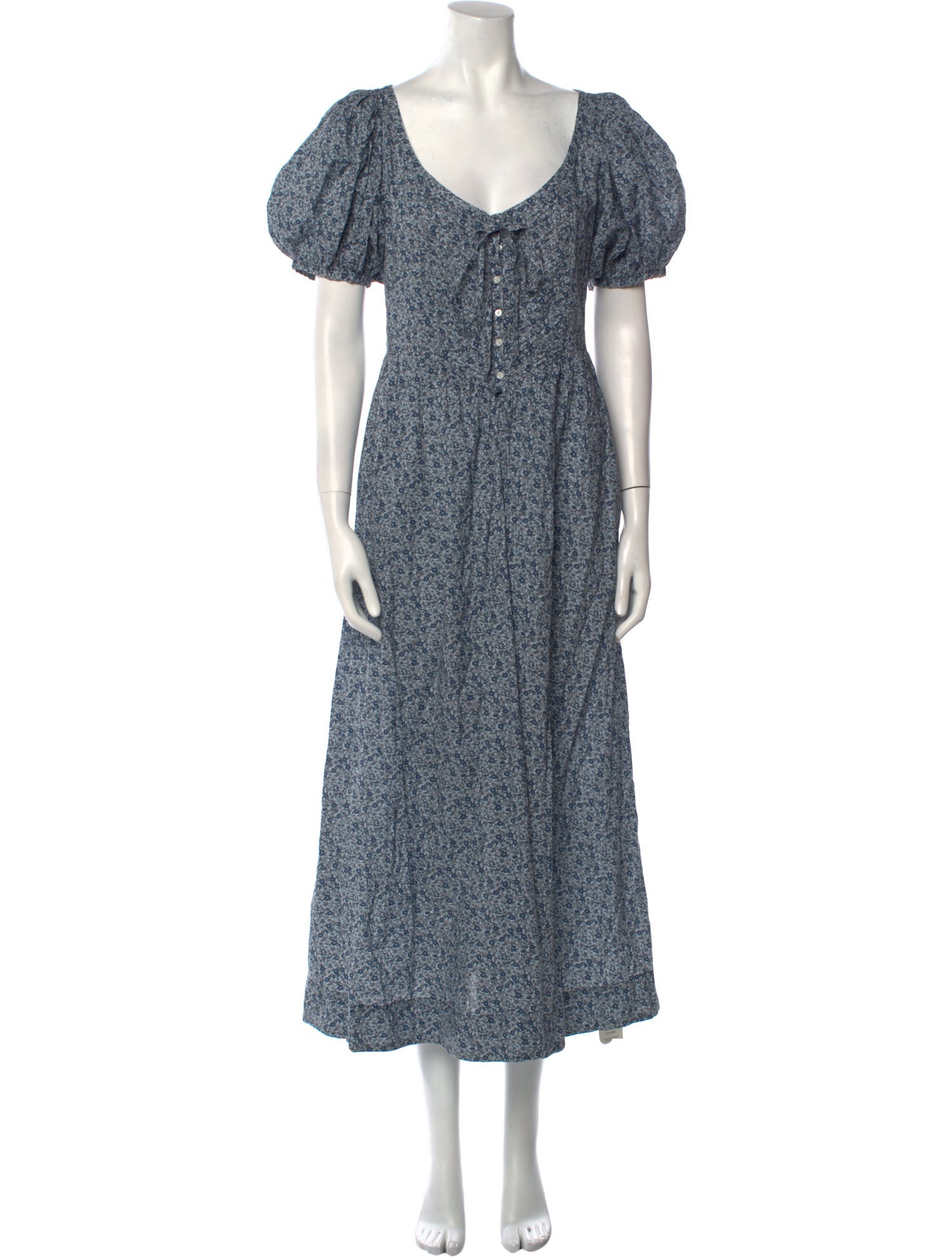 DÔEN Floral Print Long Dress