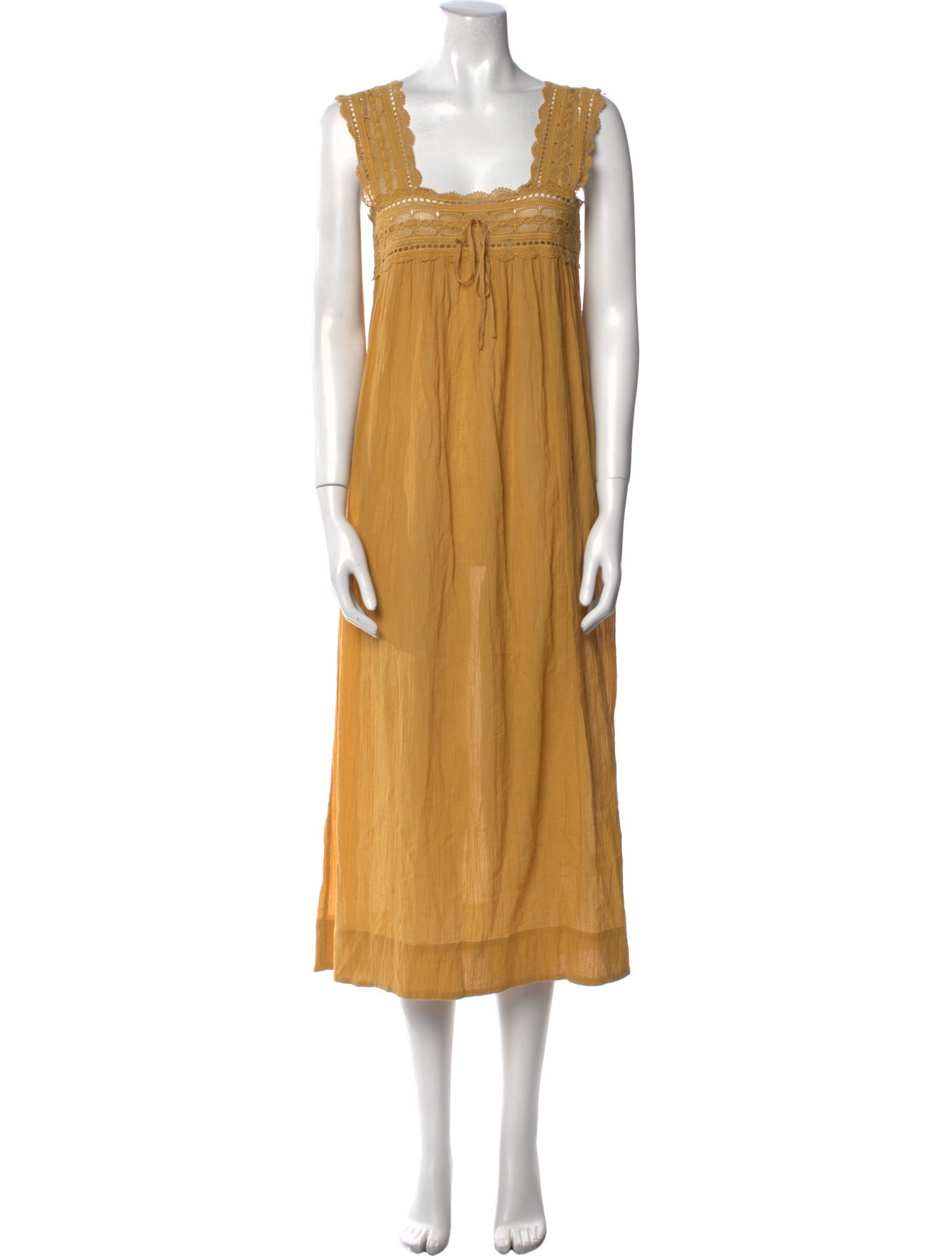 DÔEN Square Neckline Long Dress w/ Tags