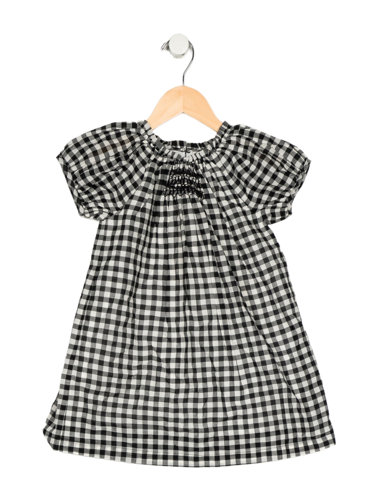 DÔEN Toddler Girl's Gingham Short Sleeve Dress w/Tags