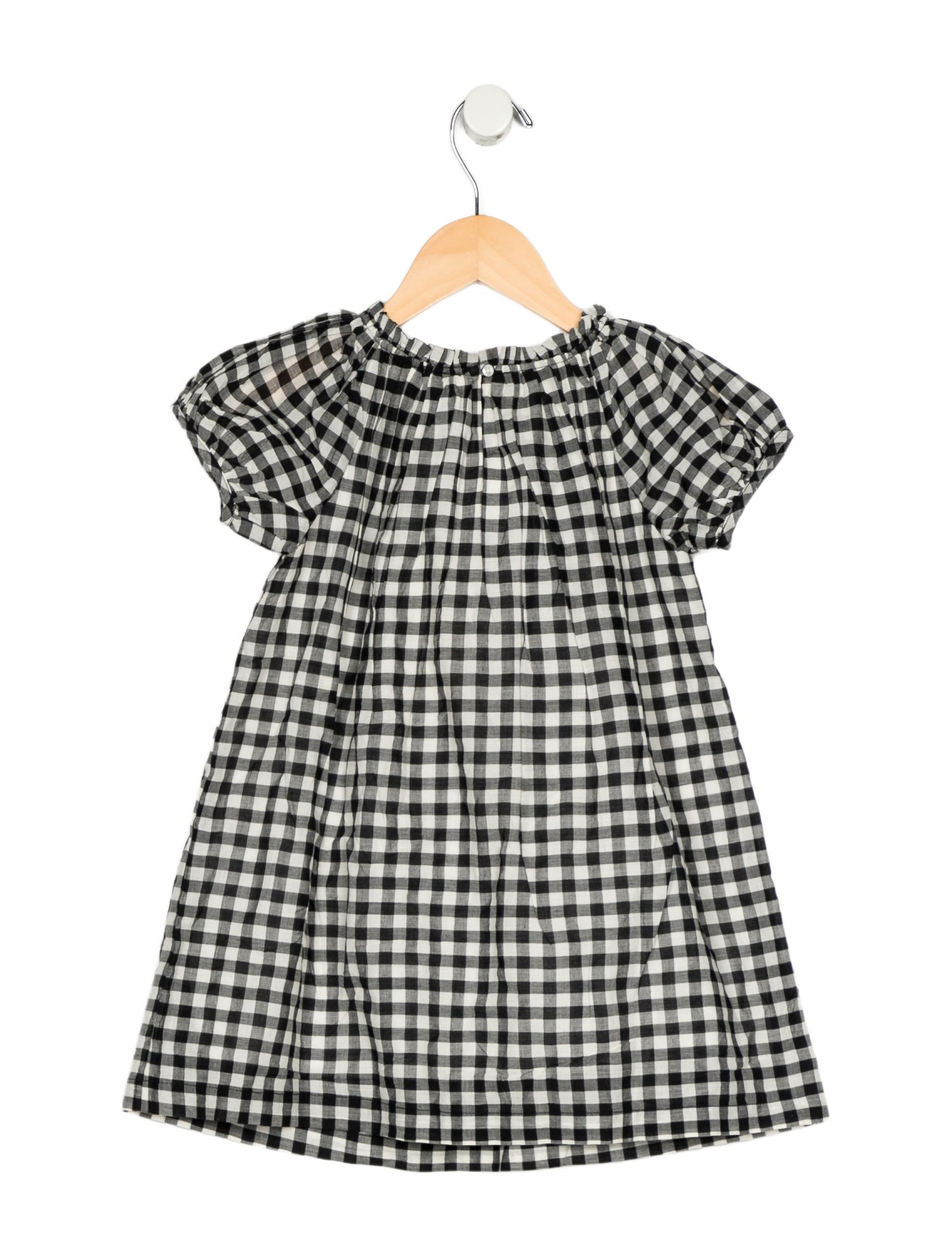 DÔEN Toddler Girl's Gingham Short Sleeve Dress w/Tags