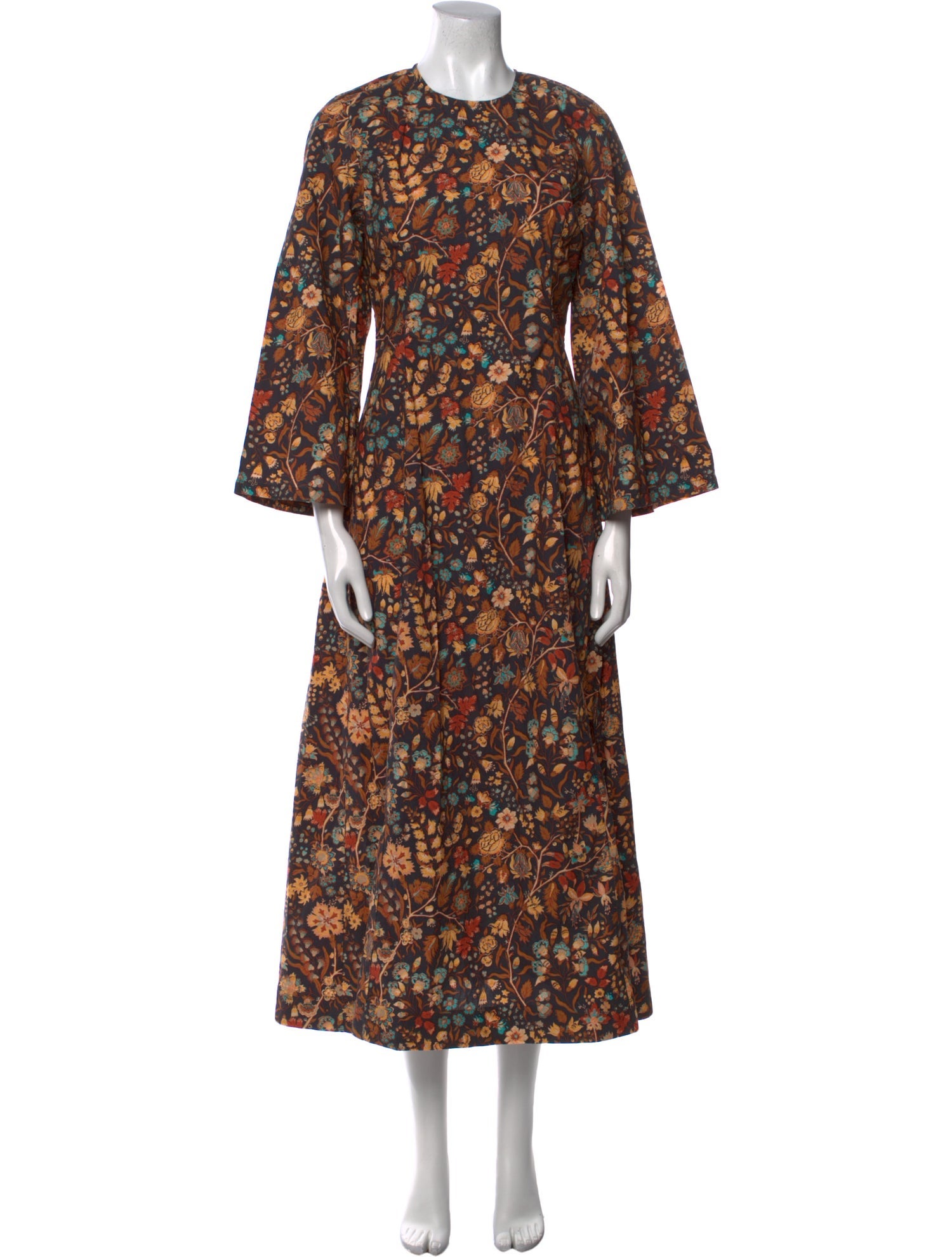 DÔEN Floral Print Long Dress w/ Tags