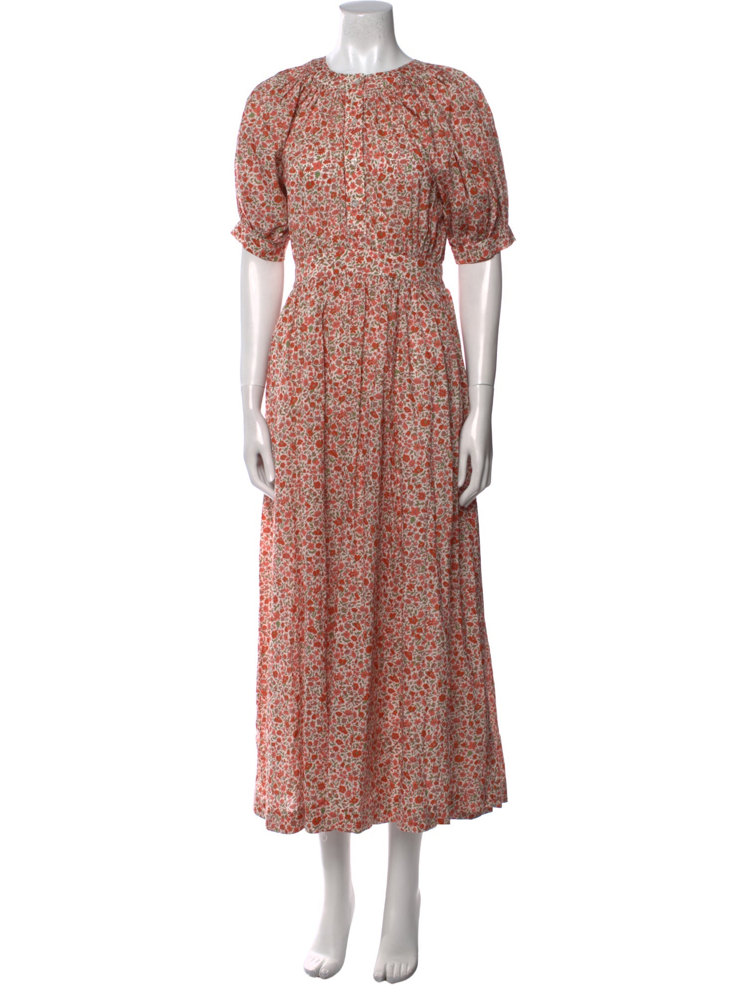 DÔEN Floral Print Long Dress