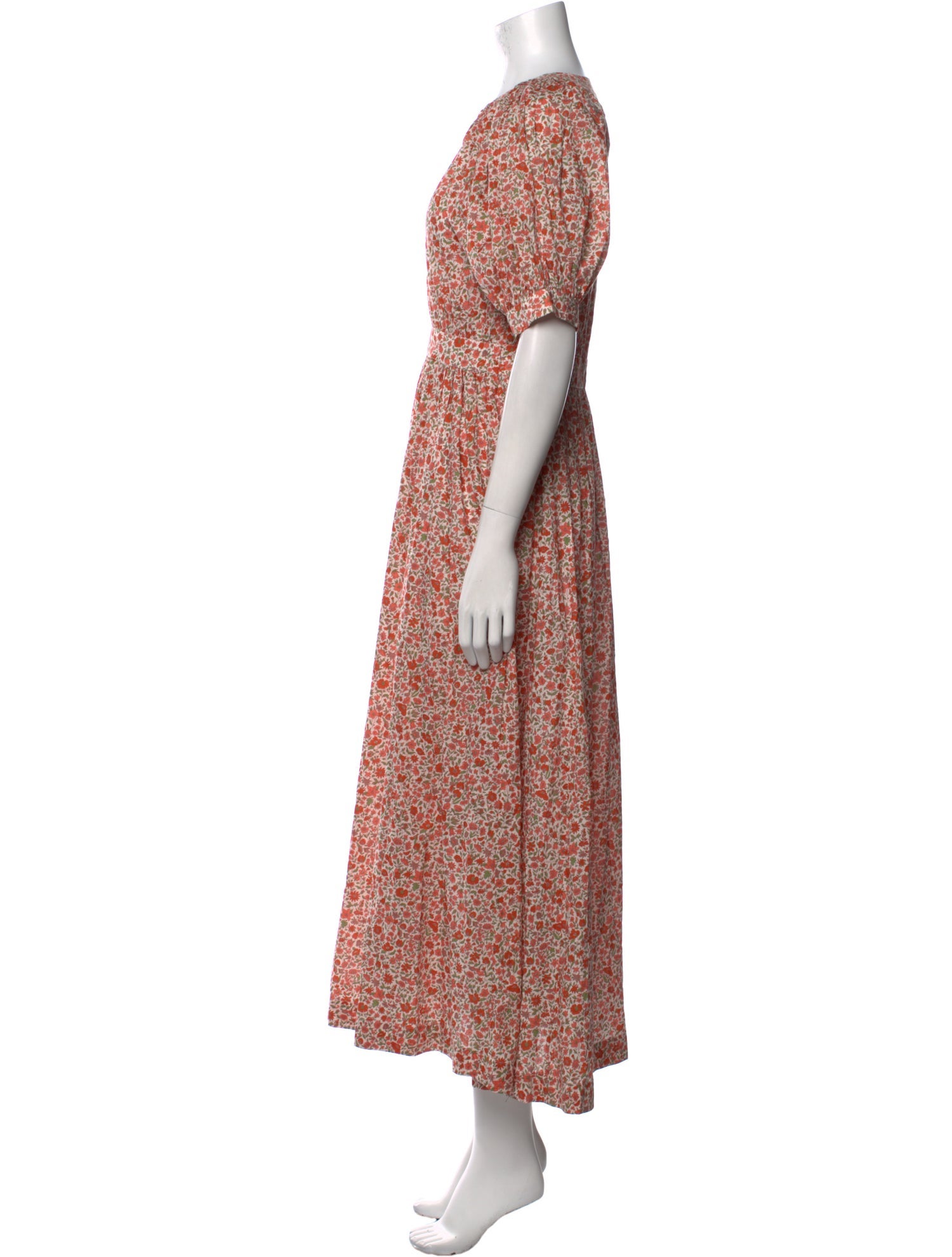 DÔEN Floral Print Long Dress