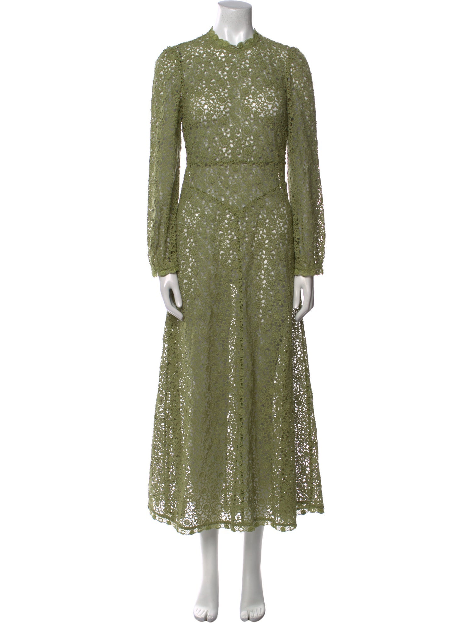 DÔEN Mock Neck Long Dress