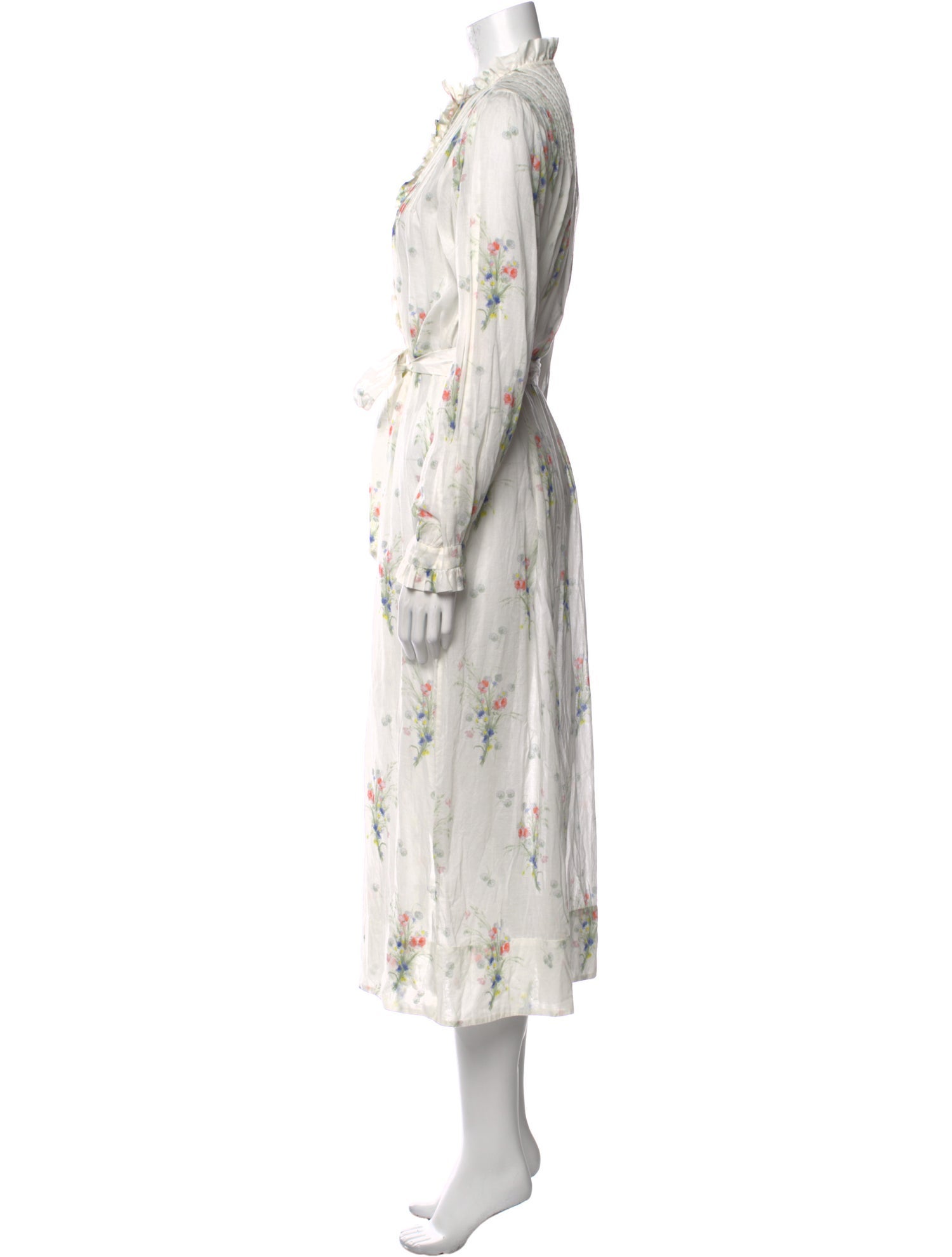 DÔEN Floral Print Long Dress