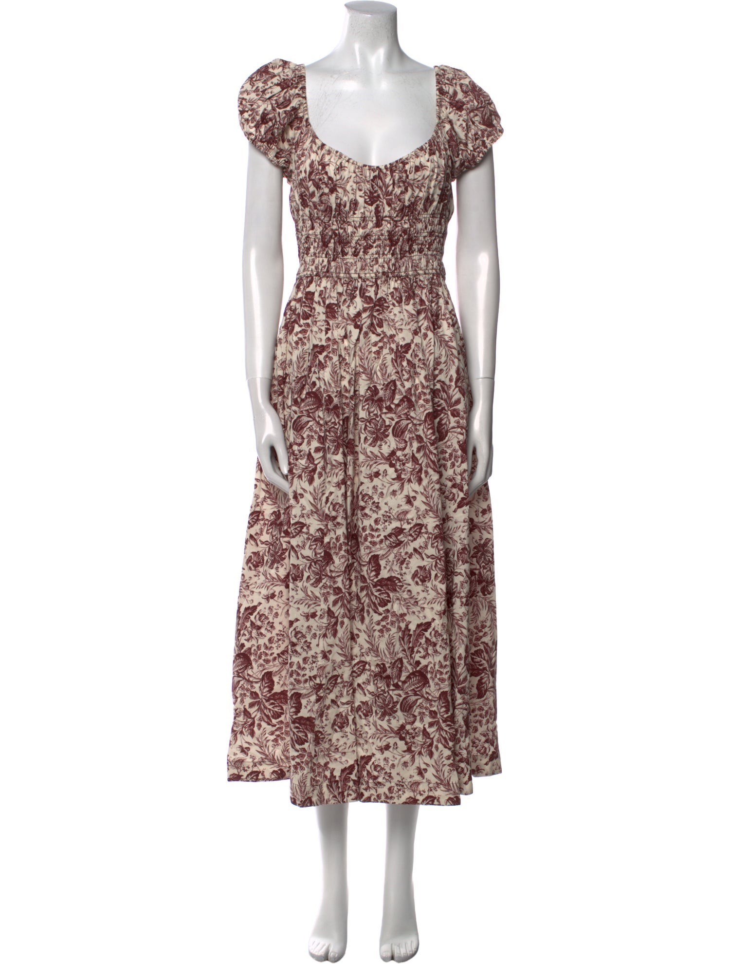 DÔEN Floral Print Long Dress