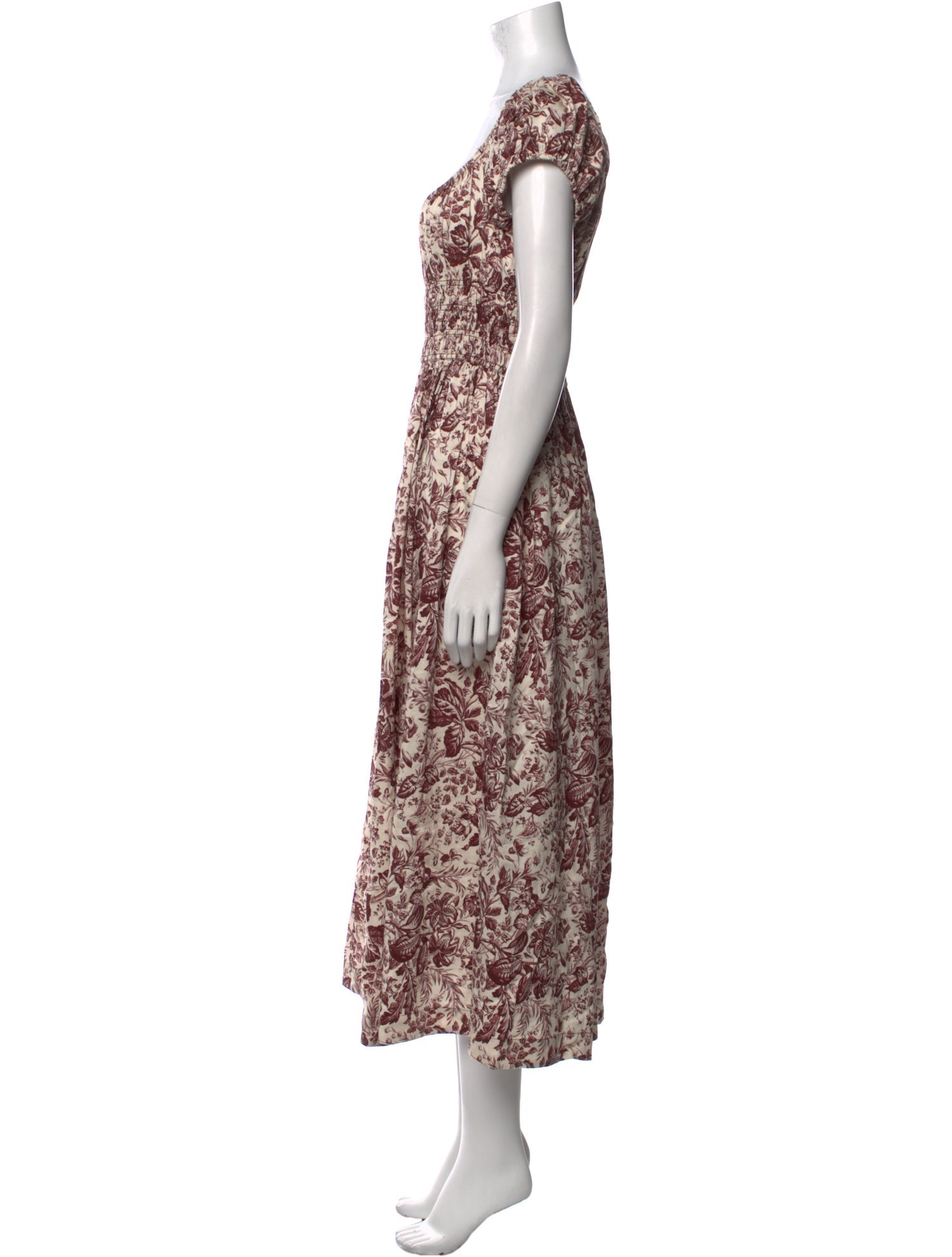 DÔEN Floral Print Long Dress