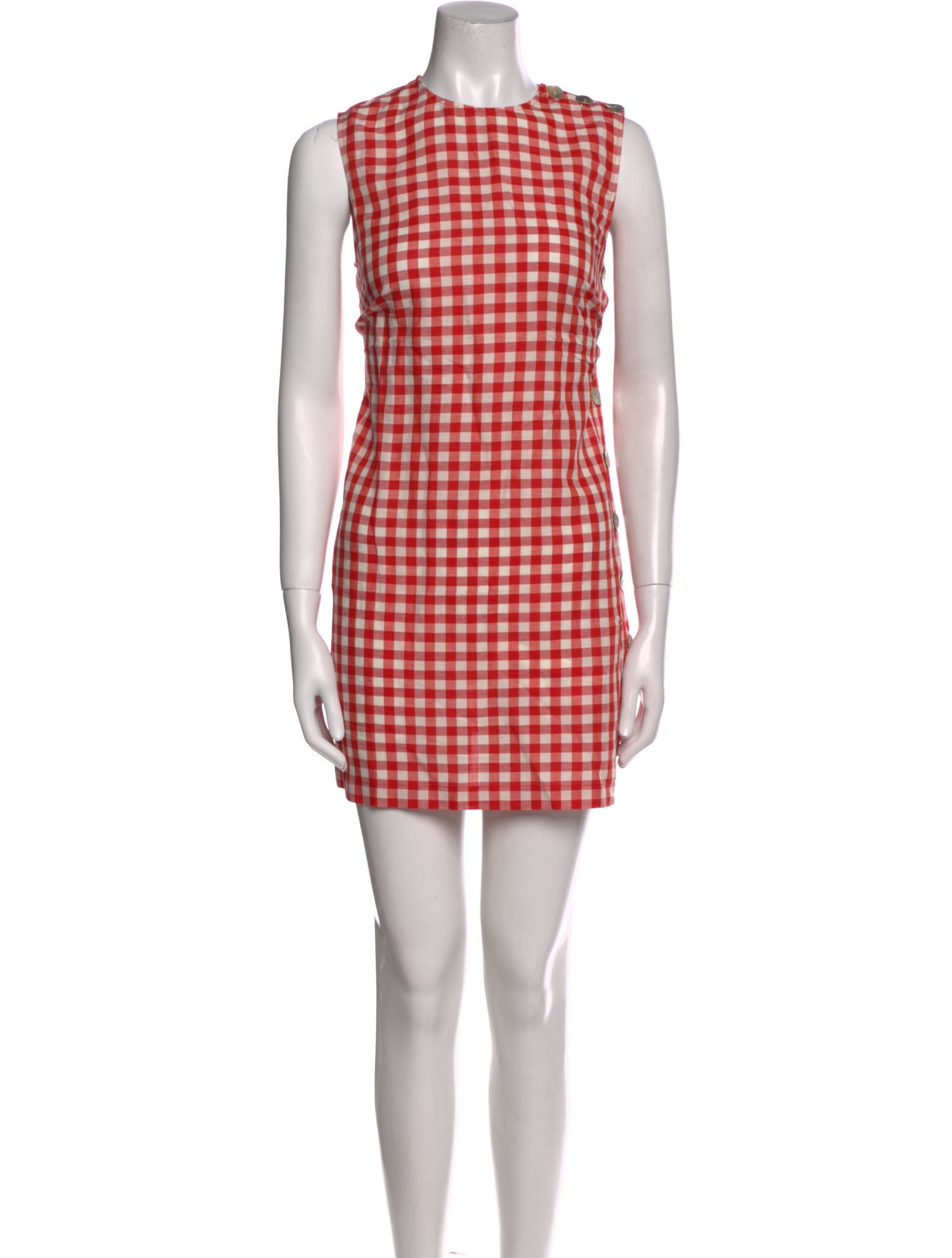 DÔEN Plaid Print Mini Dress w/ Tags