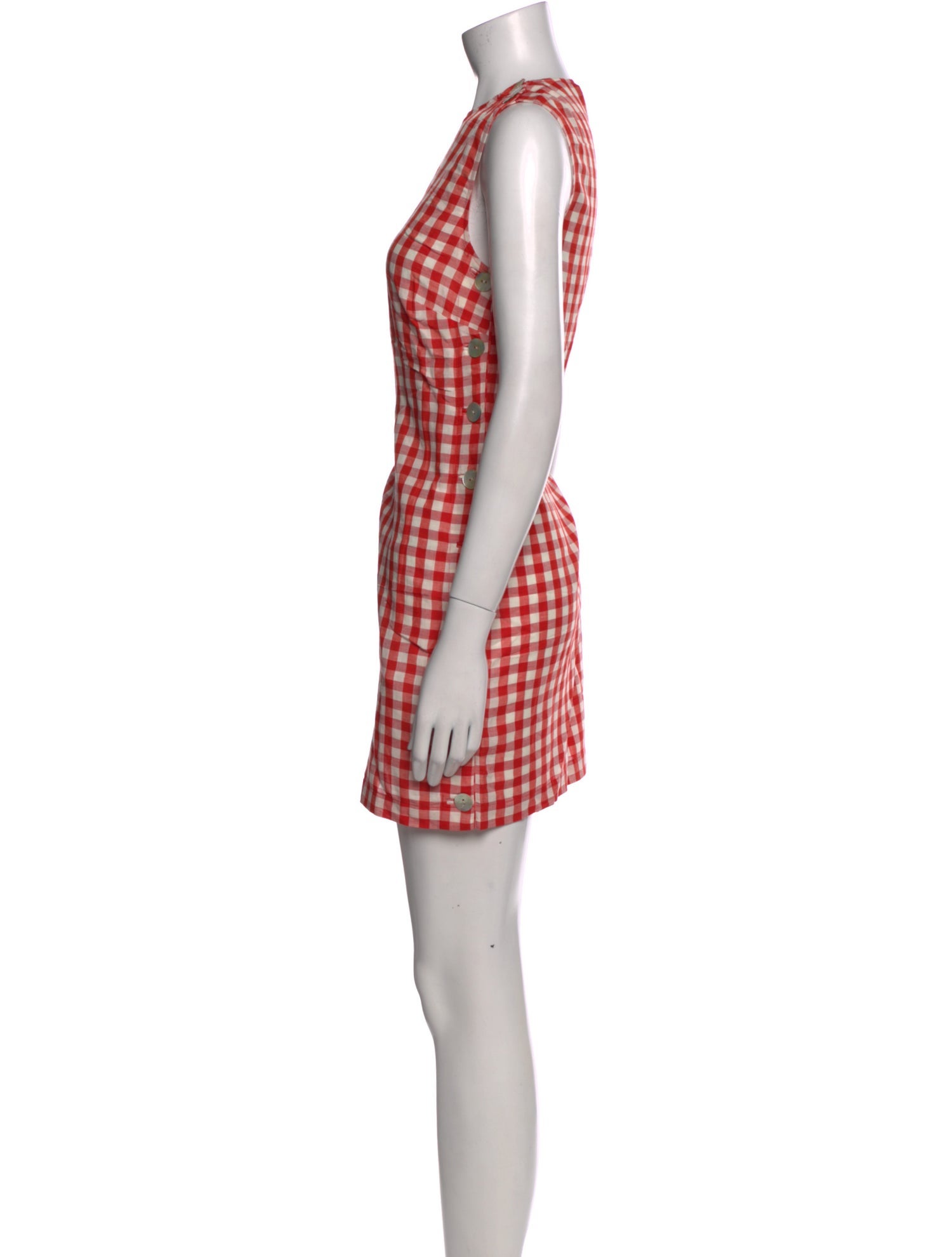 DÔEN Plaid Print Mini Dress w/ Tags