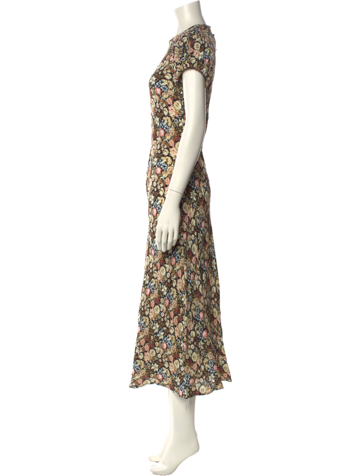 DÔEN Floral Print Long Dress
