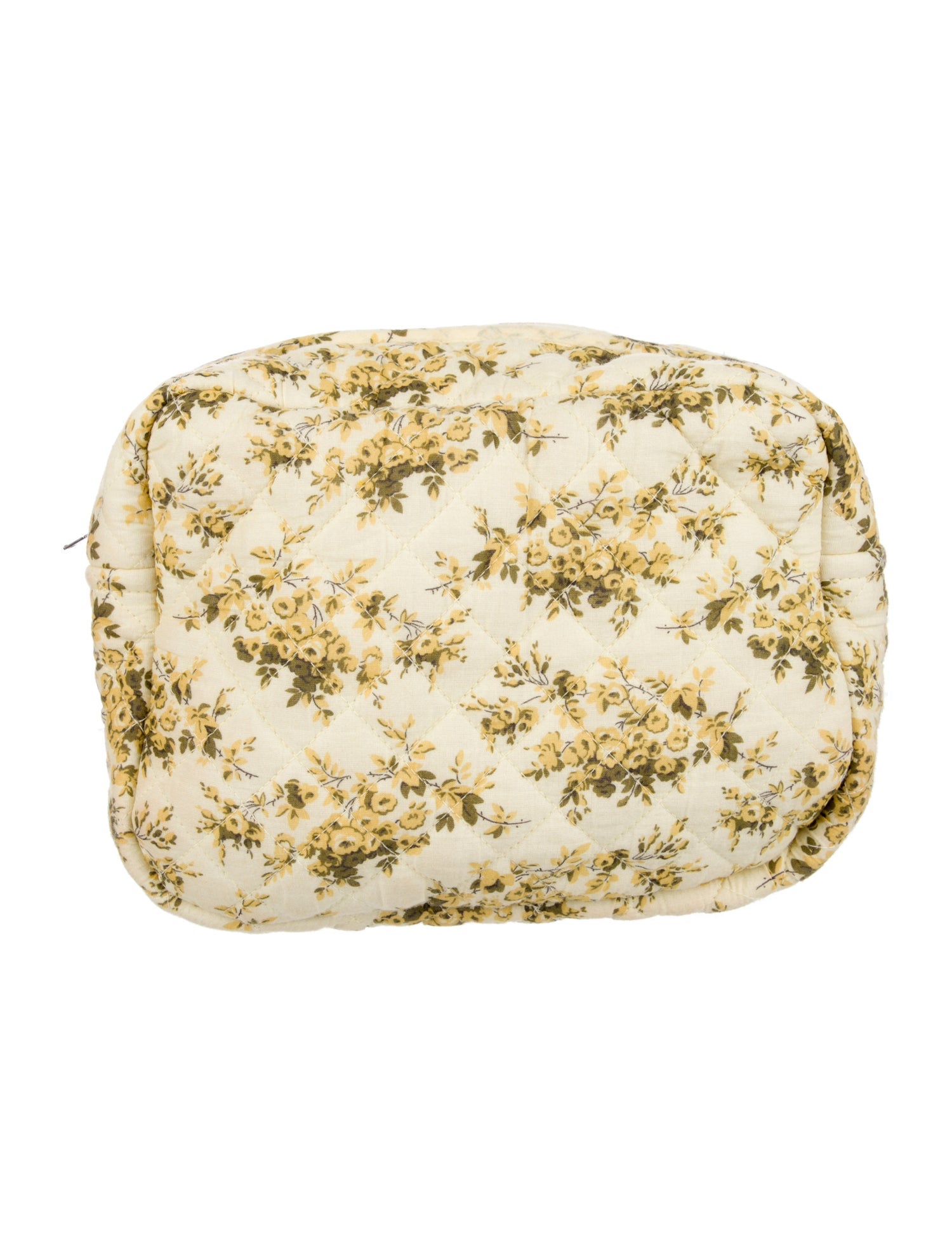 DÔEN Yellow Floral Cosmetic Bag