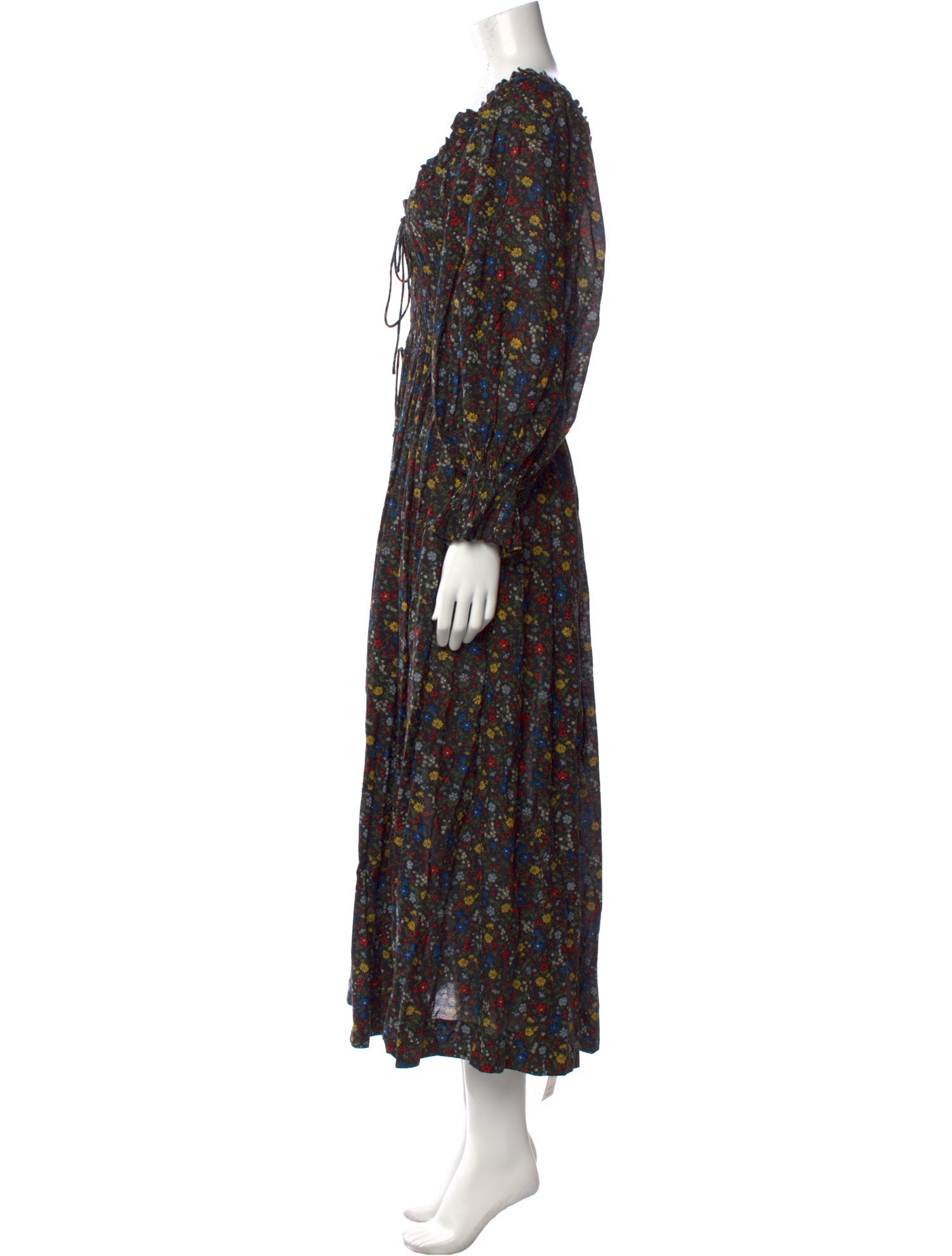 DÔEN Floral Print Long Dress