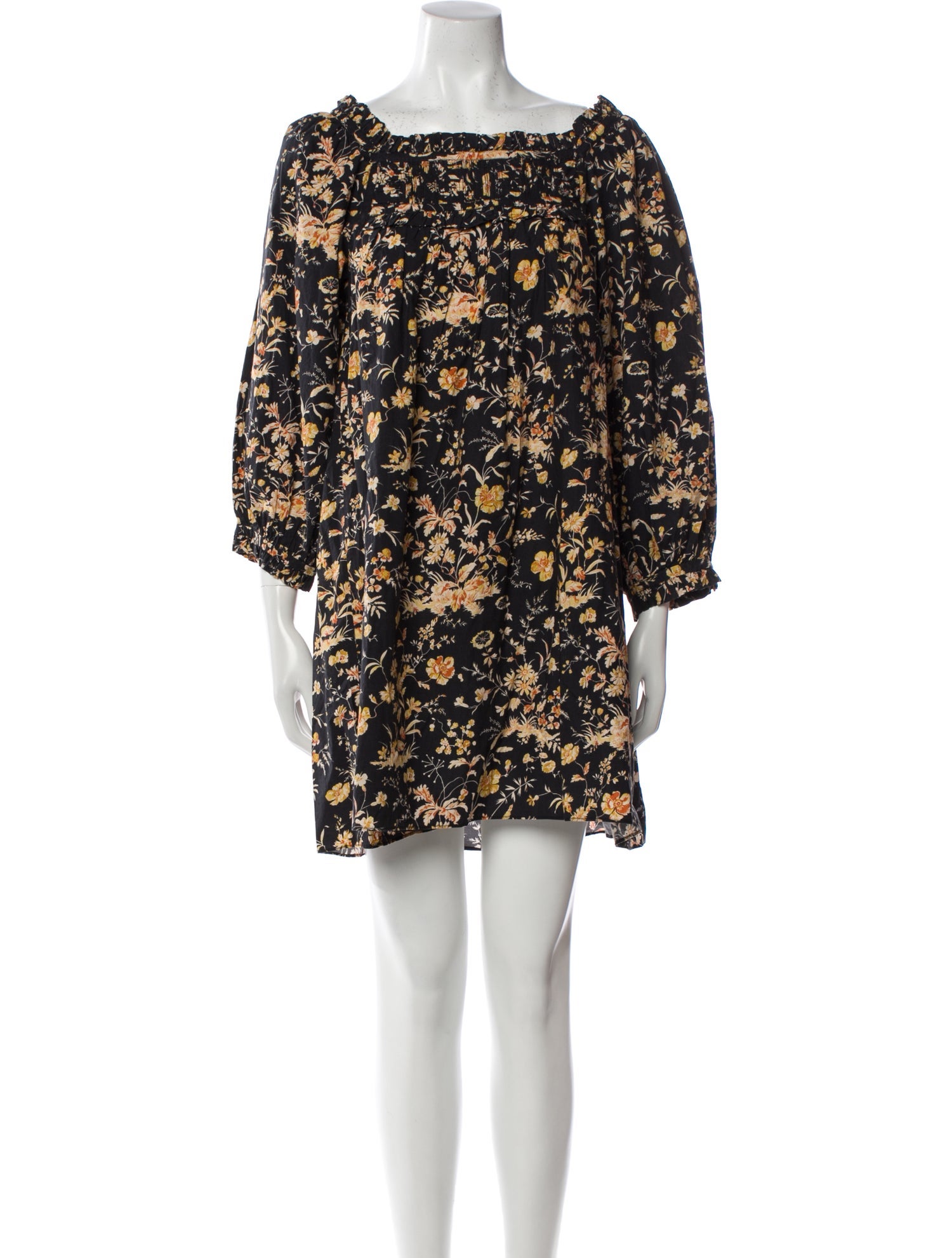 DÔEN Floral Print Mini Dress