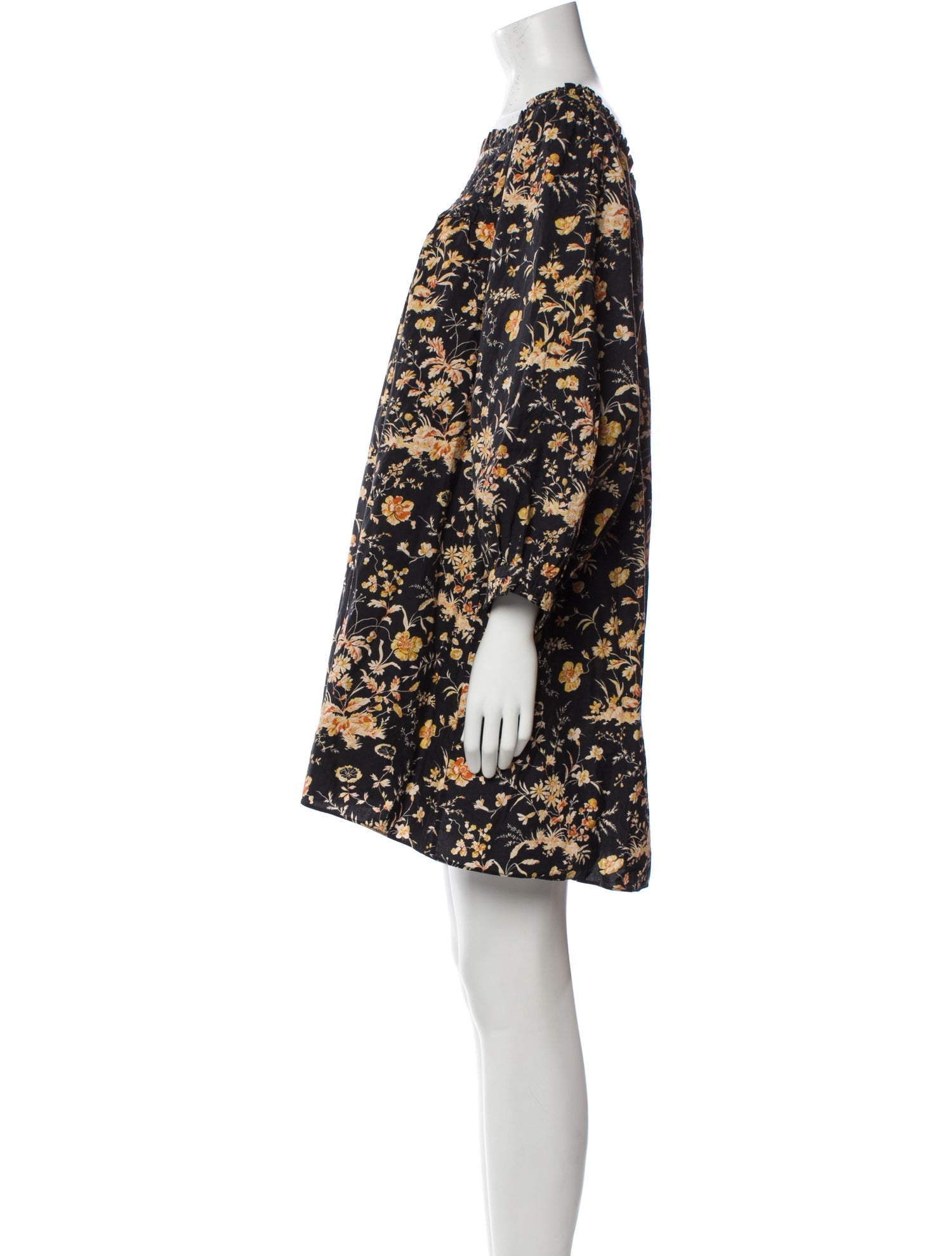 DÔEN Floral Print Mini Dress