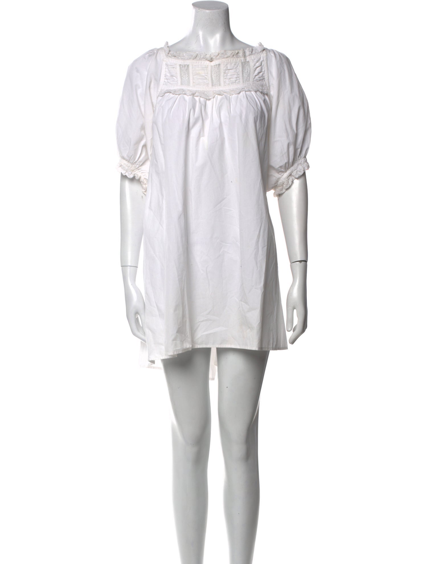 DÔEN Bateau Neckline Mini Dress