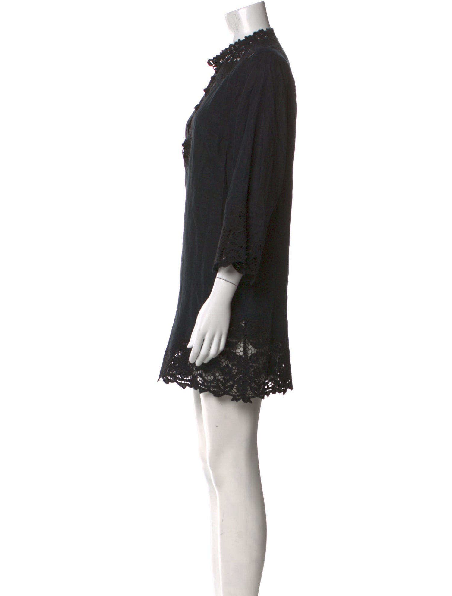 DÔEN Mock Neck Mini Dress