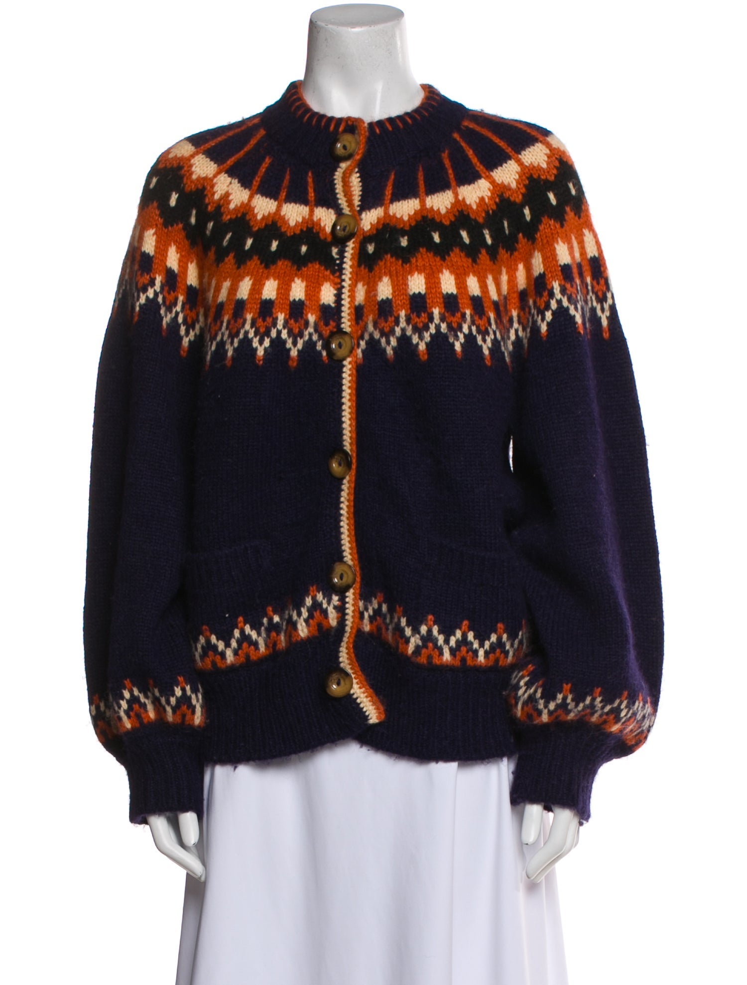 DÔEN Baby Alpaca Printed Sweater