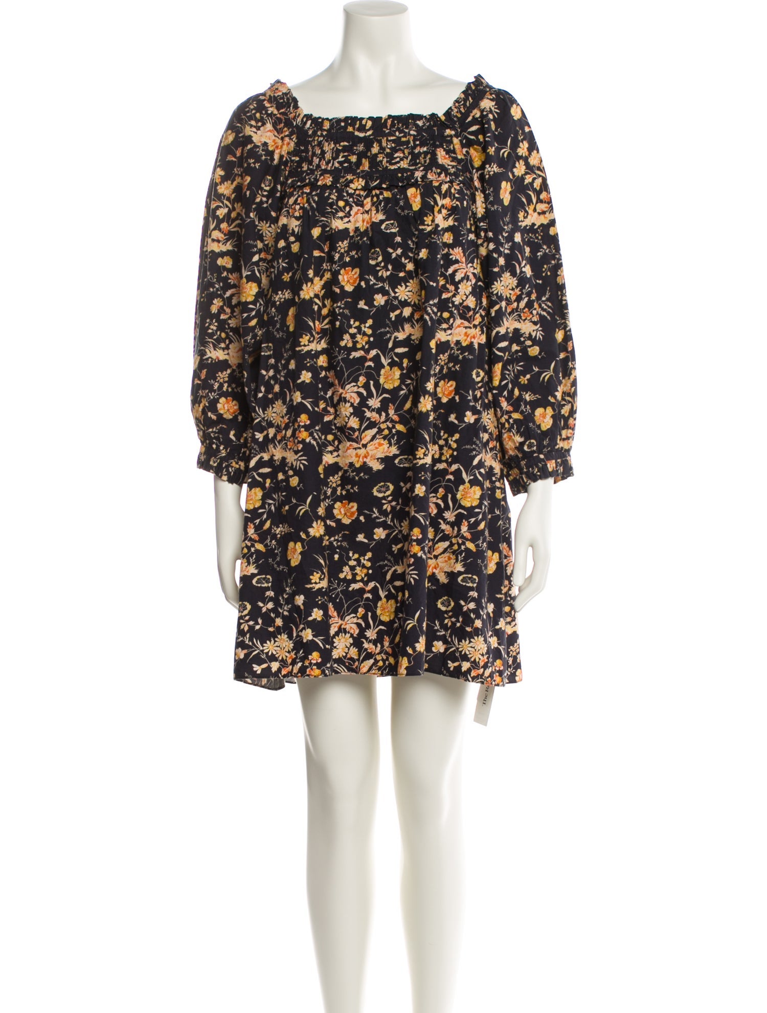 DÔEN Floral Print Mini Dress