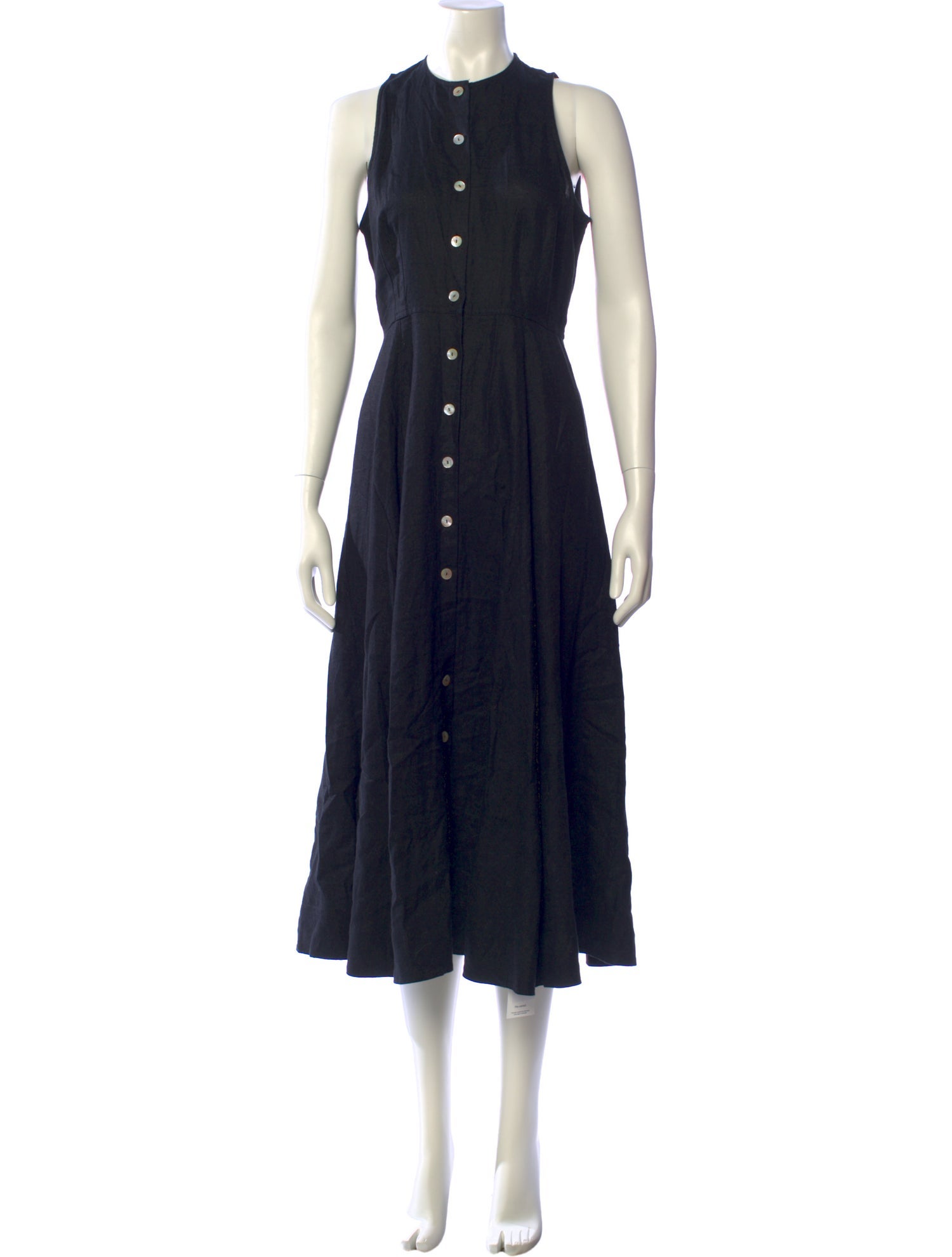 DÔEN Linen Knee-Length Dress