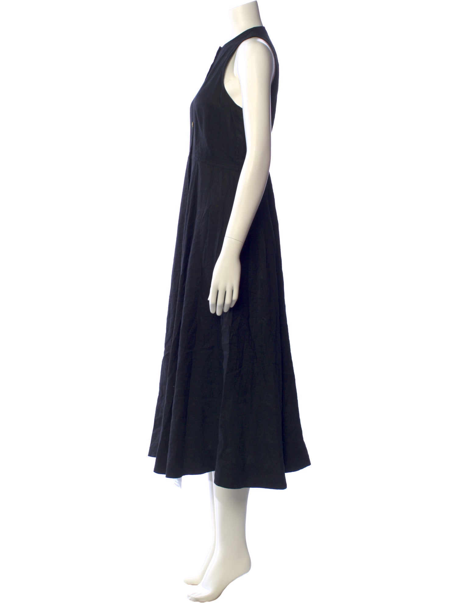 DÔEN Linen Knee-Length Dress