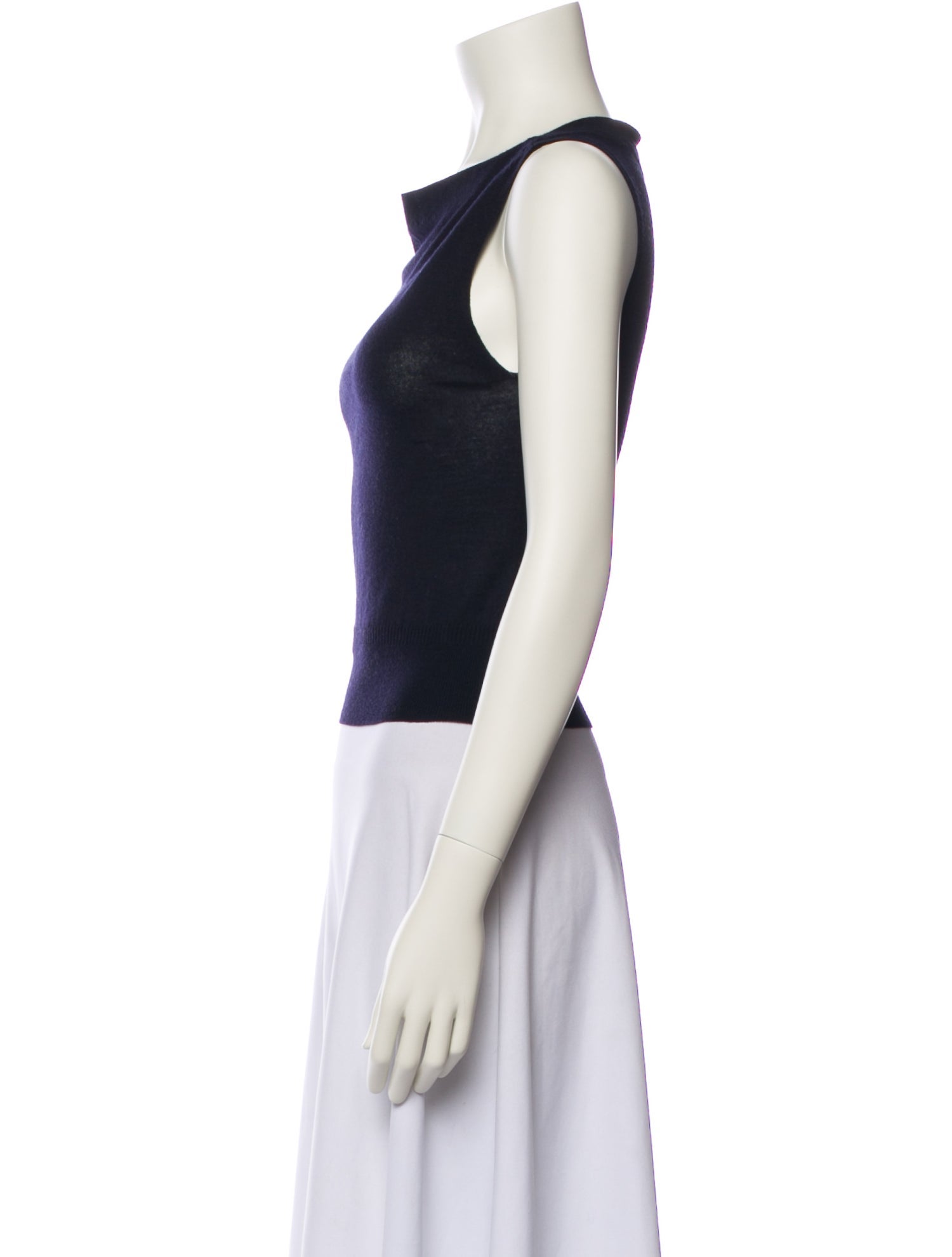 DÔEN Merino Wool Bateau Neckline Crop Top