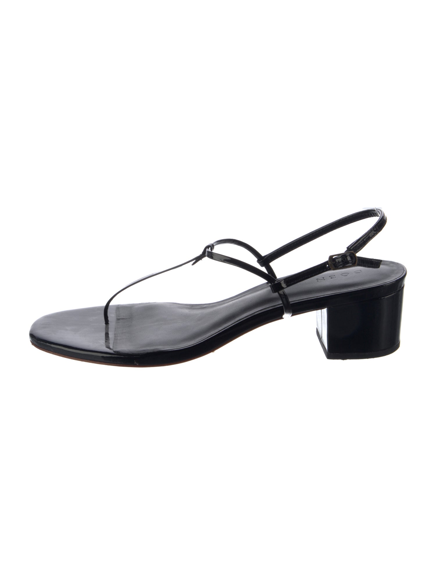DÔEN Patent Leather Slingback Sandals