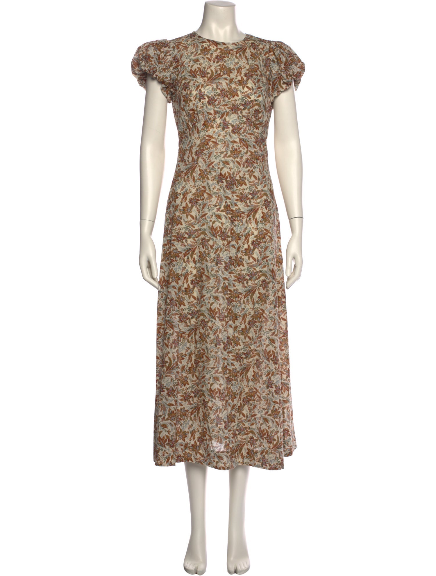 DÔEN Floral Print Long Dress