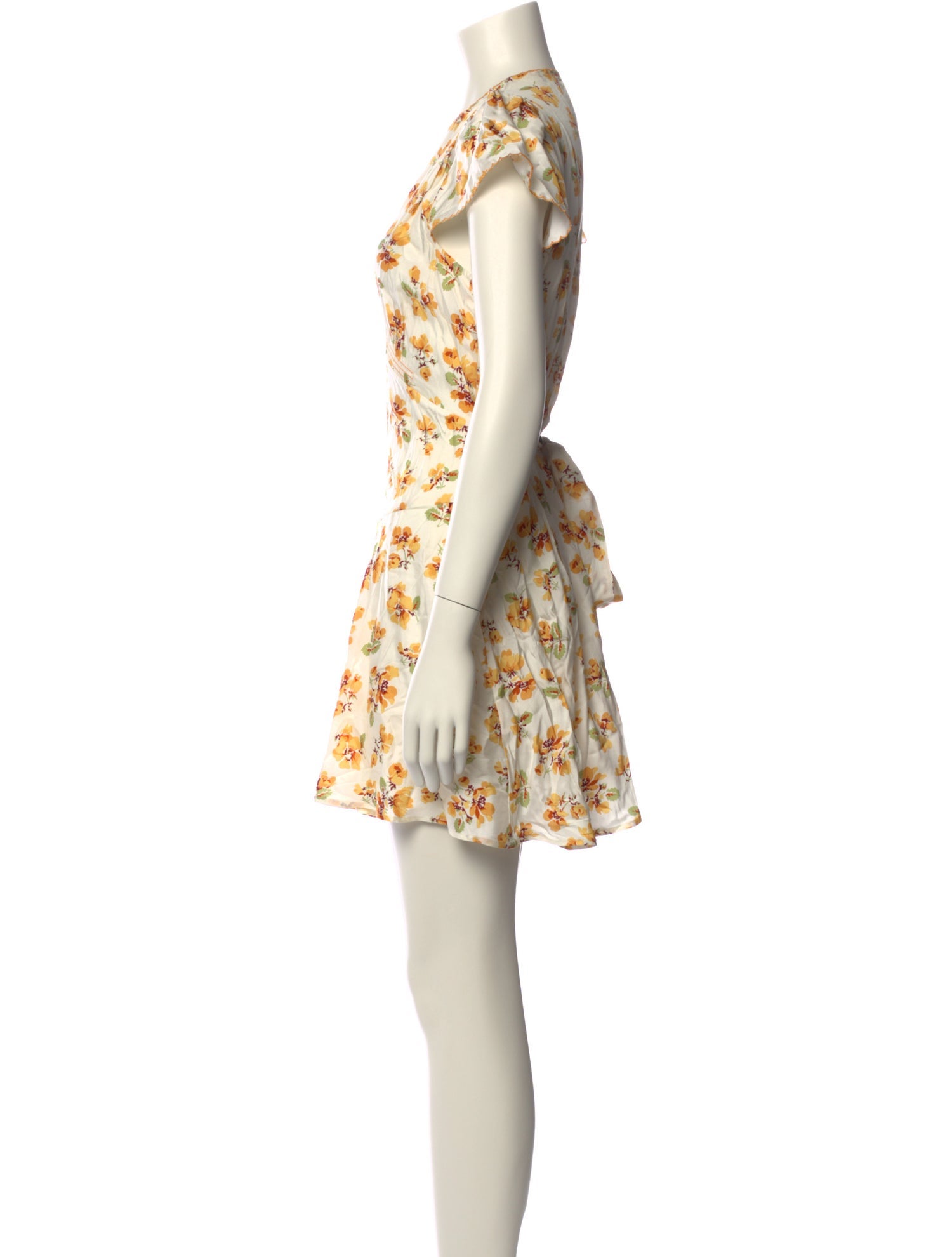 zimmermann golden flutter dress Zimmermann Golden Flutter Dress (For Hire) – EKOLUV main image 1