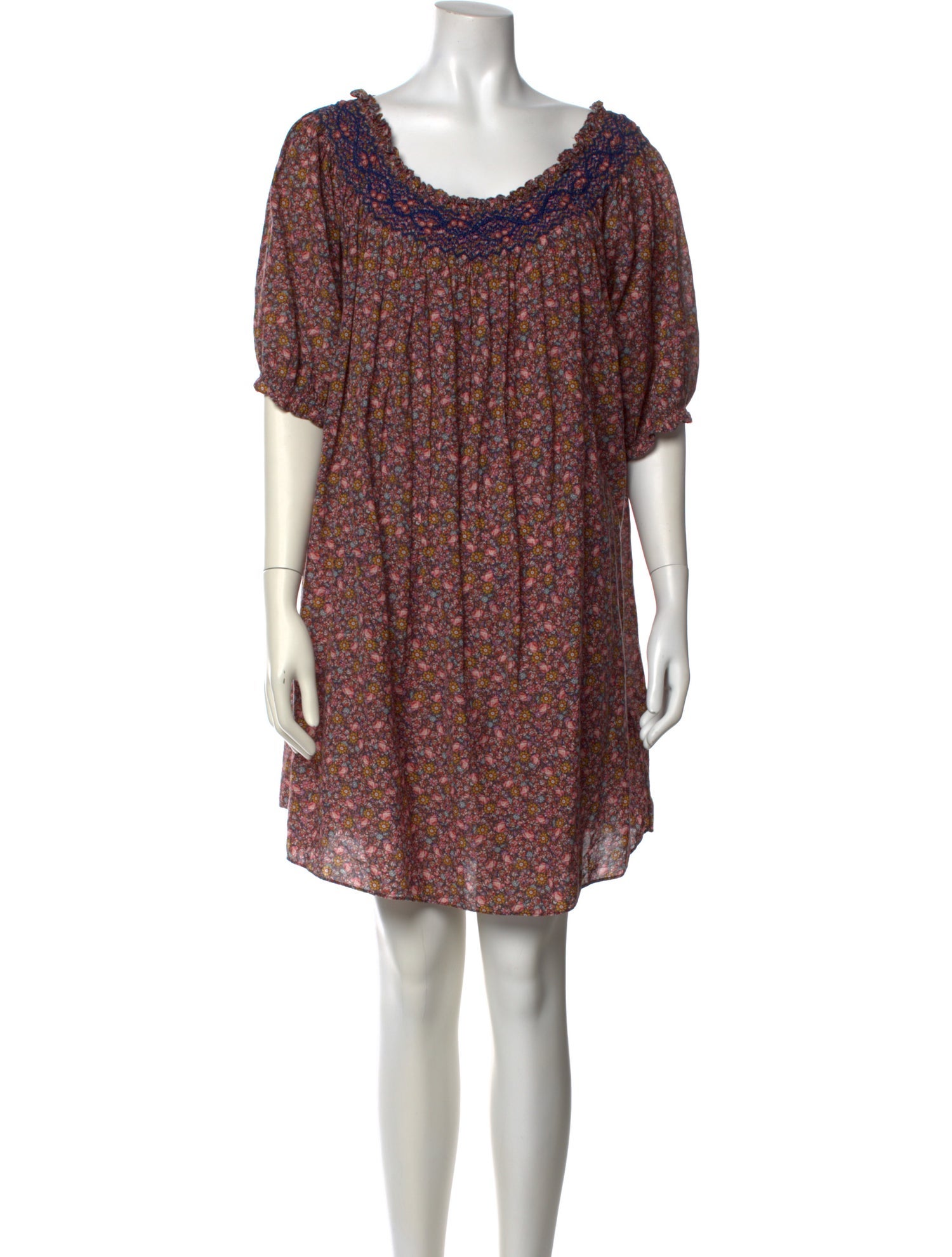 DÔEN Floral Print Mini Dress