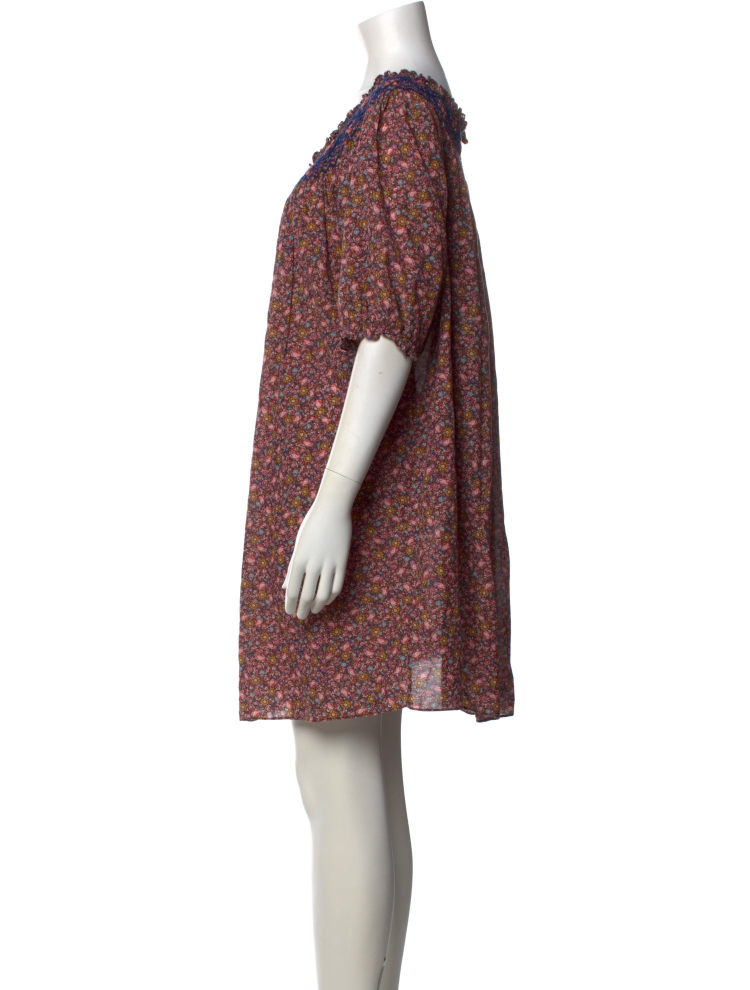 DÔEN Floral Print Mini Dress