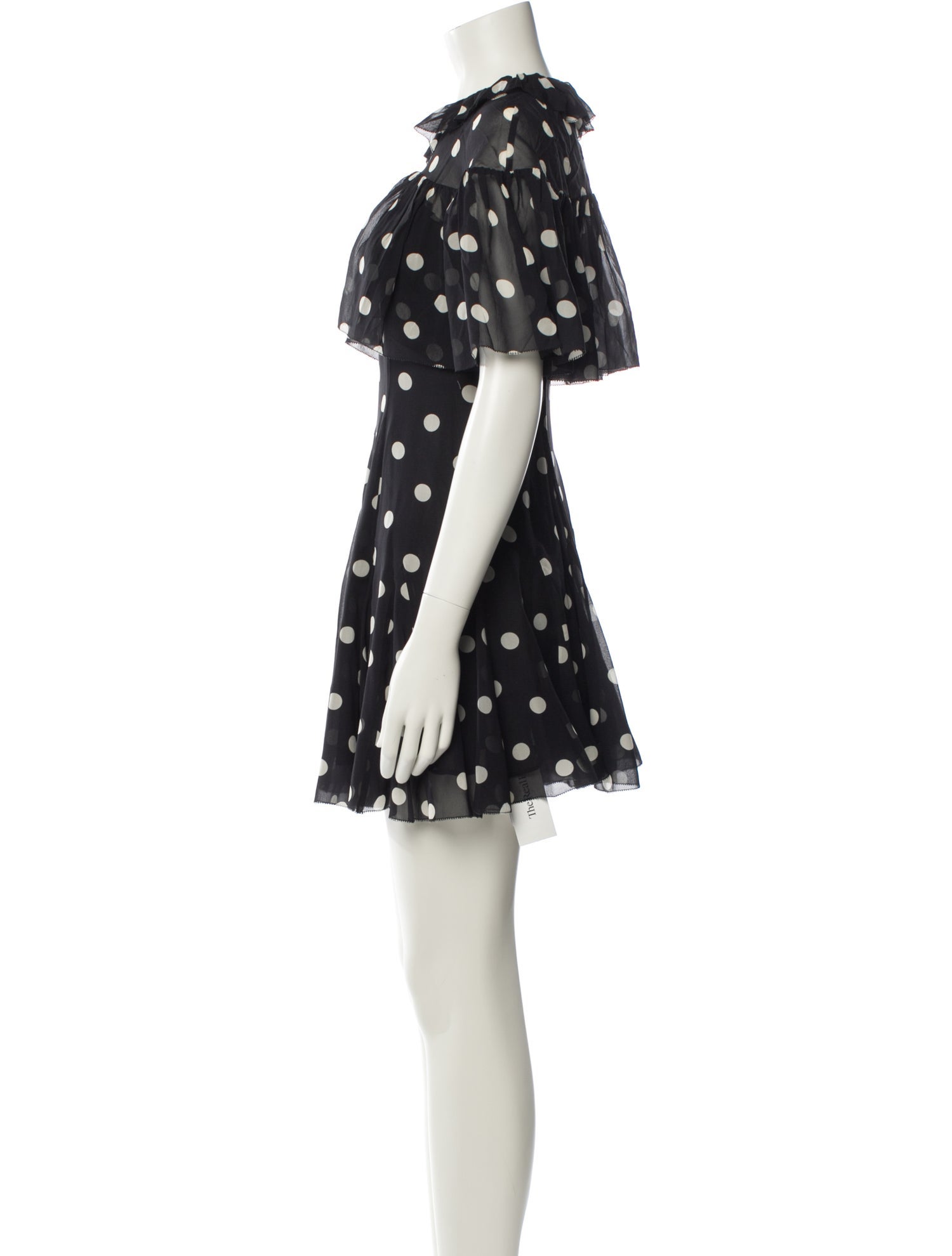 DÔEN Silk Polka Dot Print Dress Set