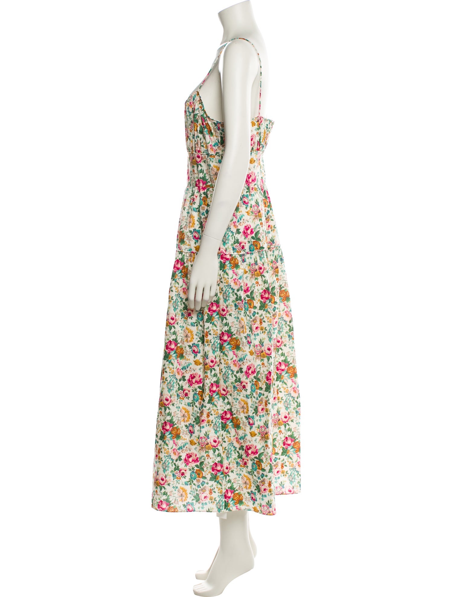 DÔEN Floral Print Midi Length Dress w/ Tags