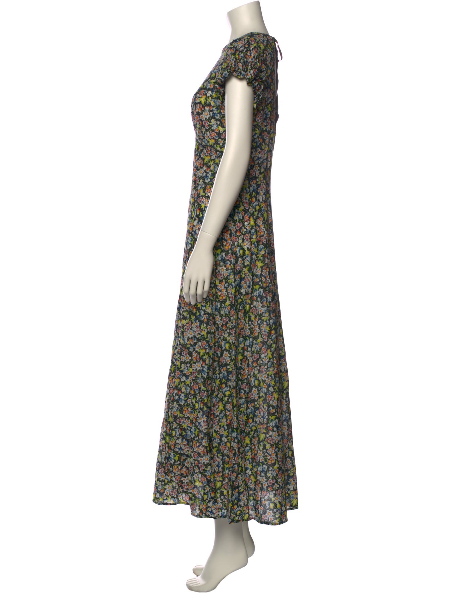 DÔEN Floral Print Long Dress