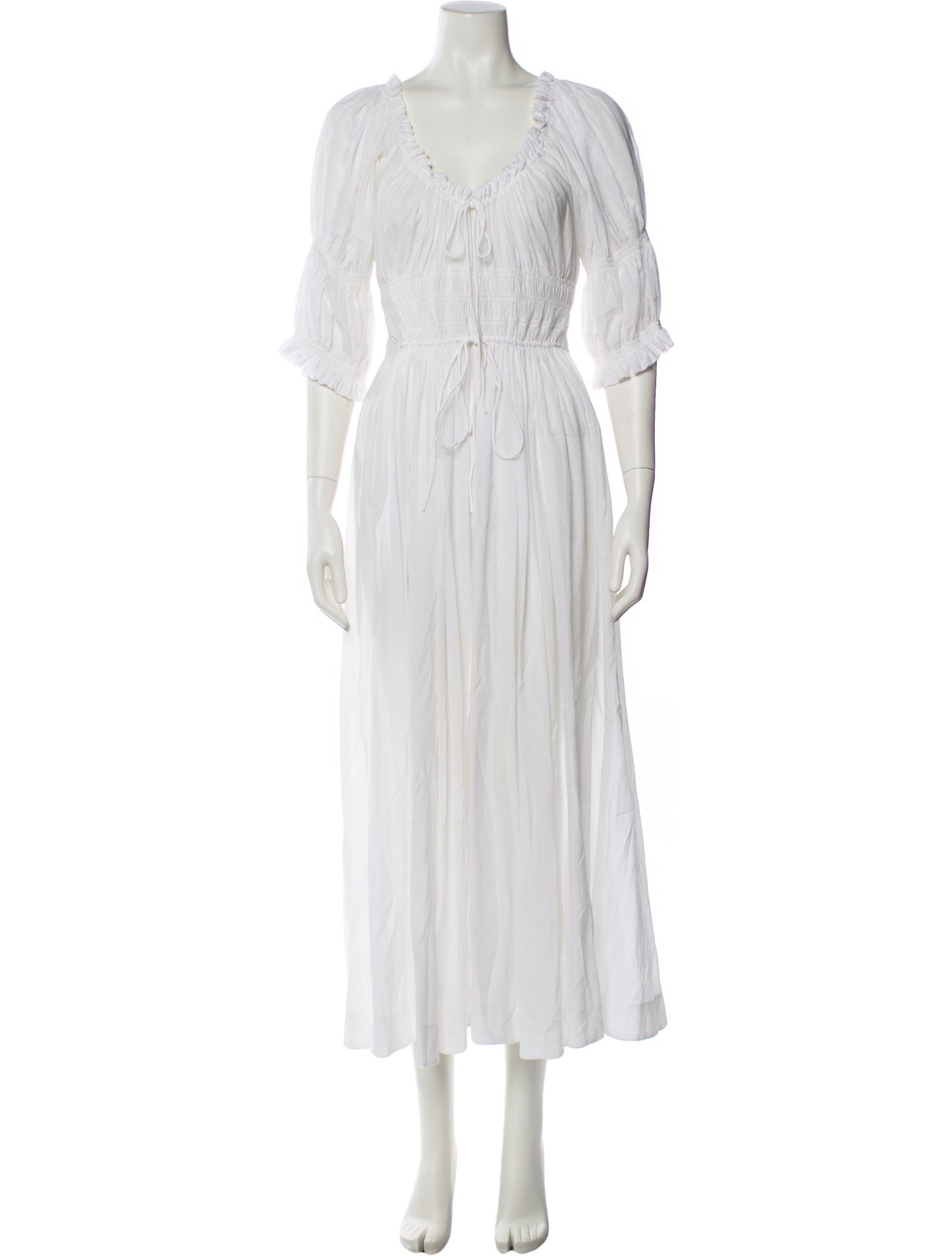 DÔEN V-Neck Long Dress