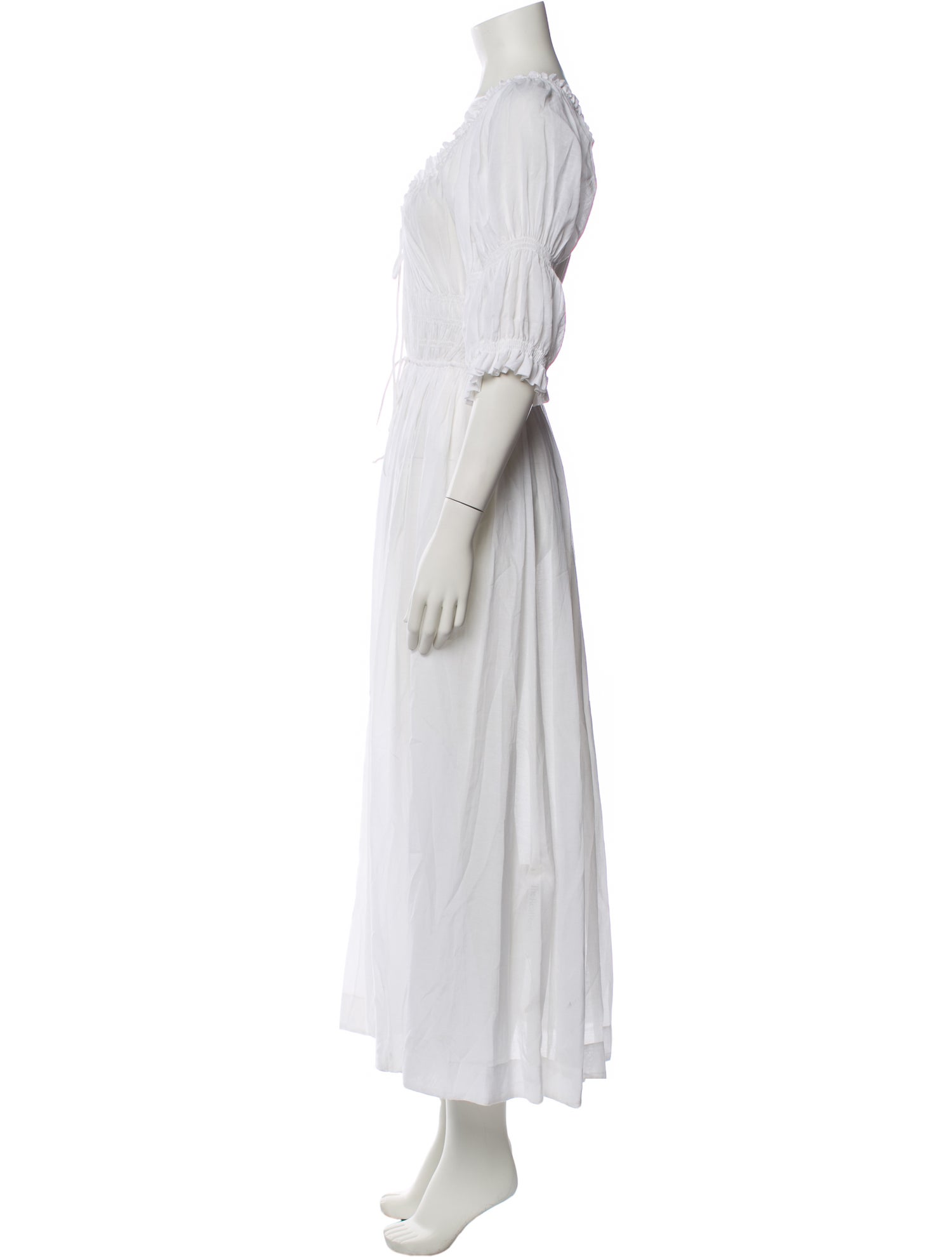 DÔEN V-Neck Long Dress