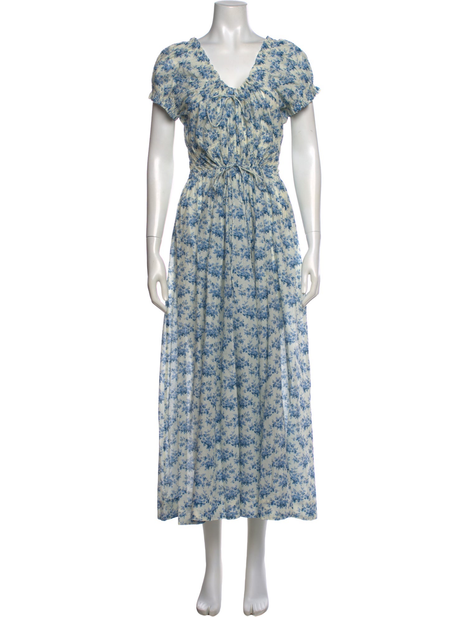 DÔEN Floral Print Long Dress